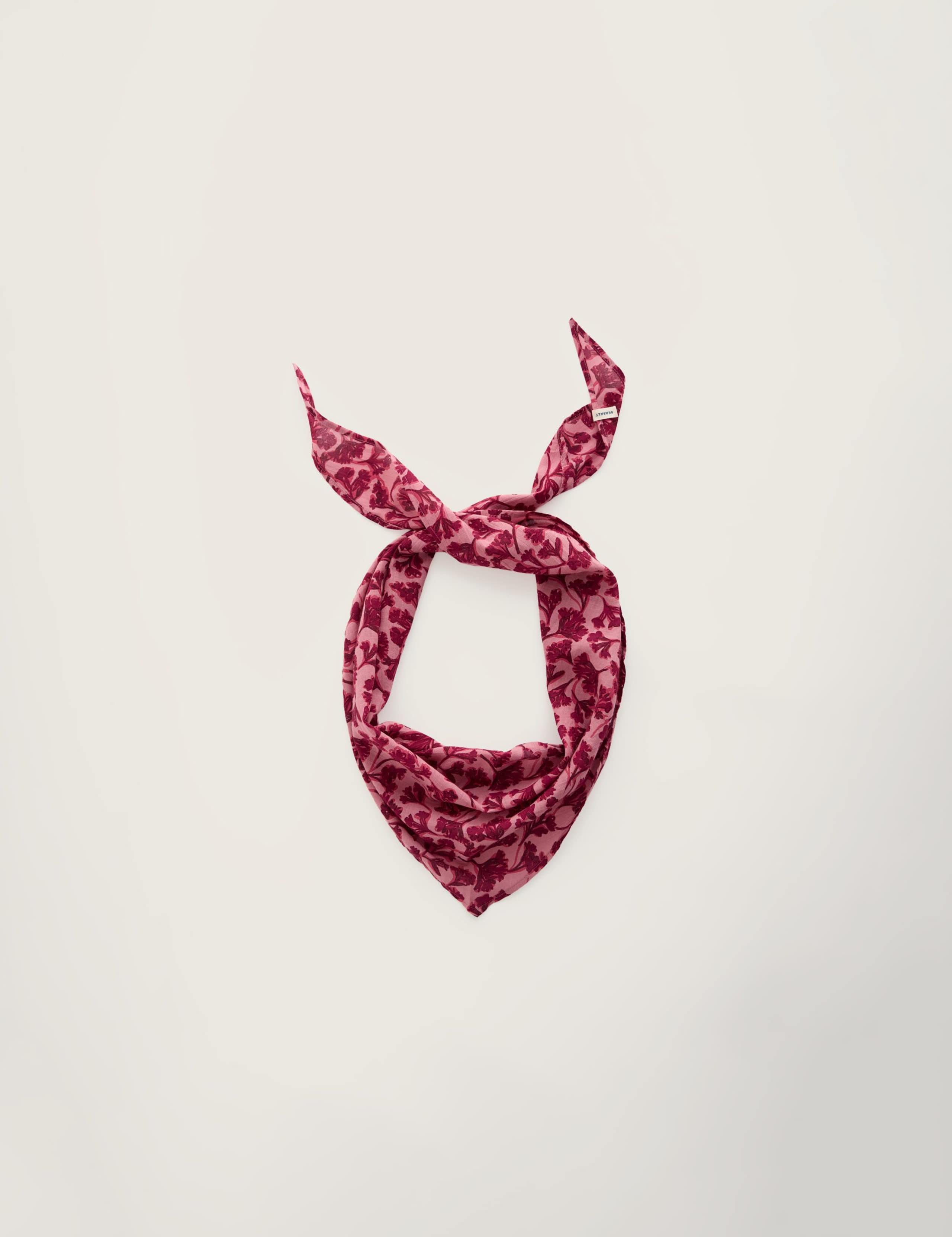 Cotton Modal Blend Printed Floral Scarf