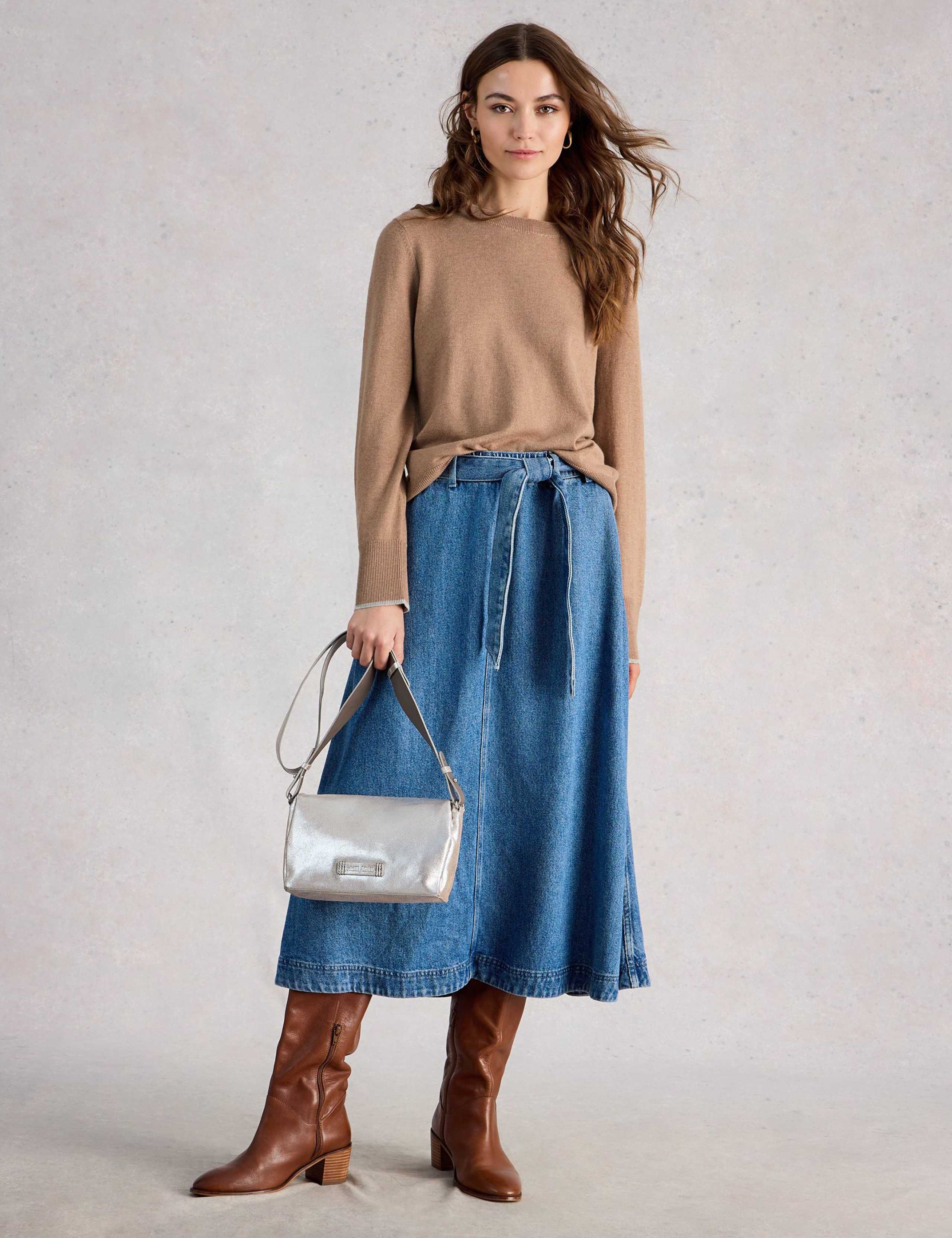 Cotton Rich Crew Neck Jumper