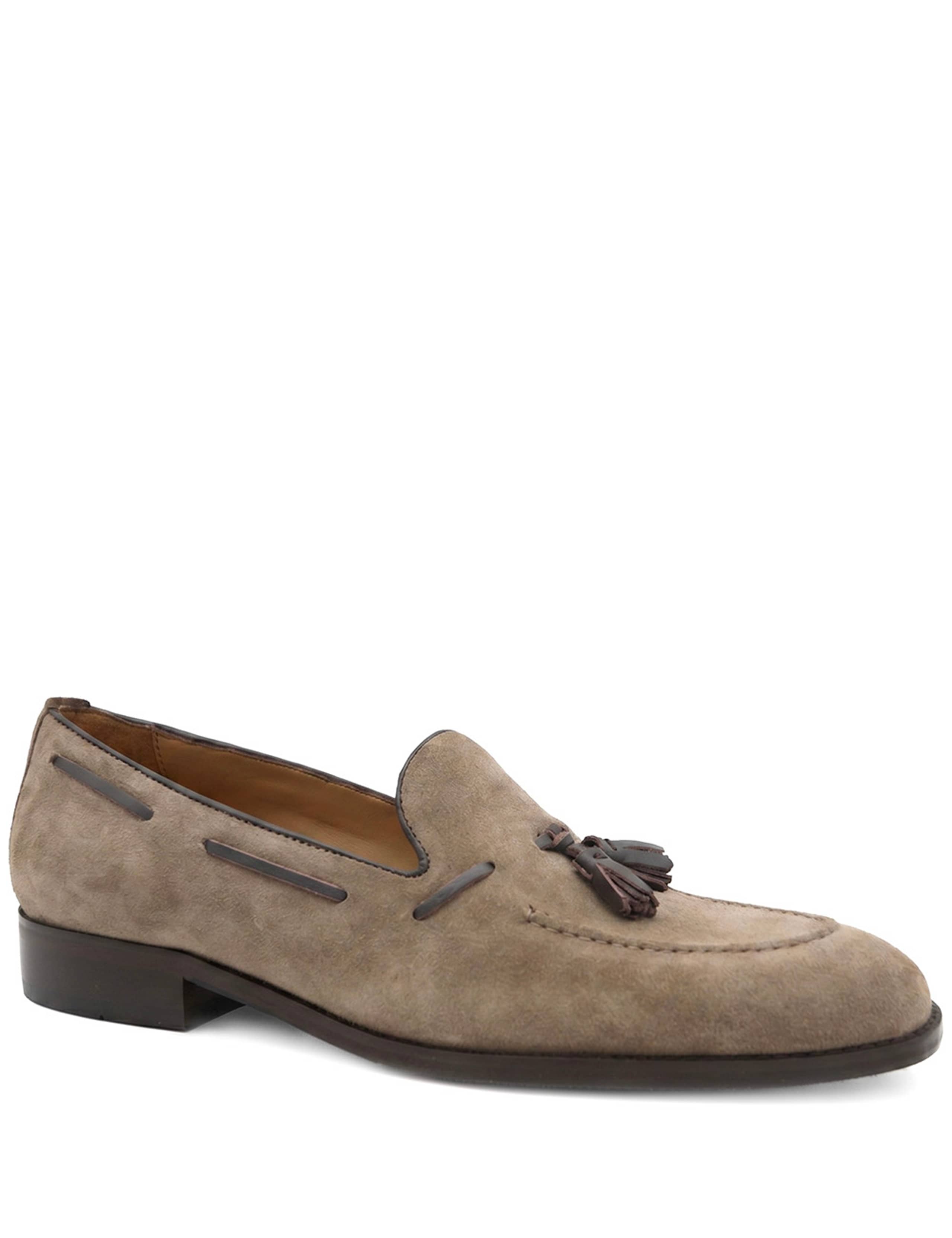 Leather Slip On Tassel Loafers