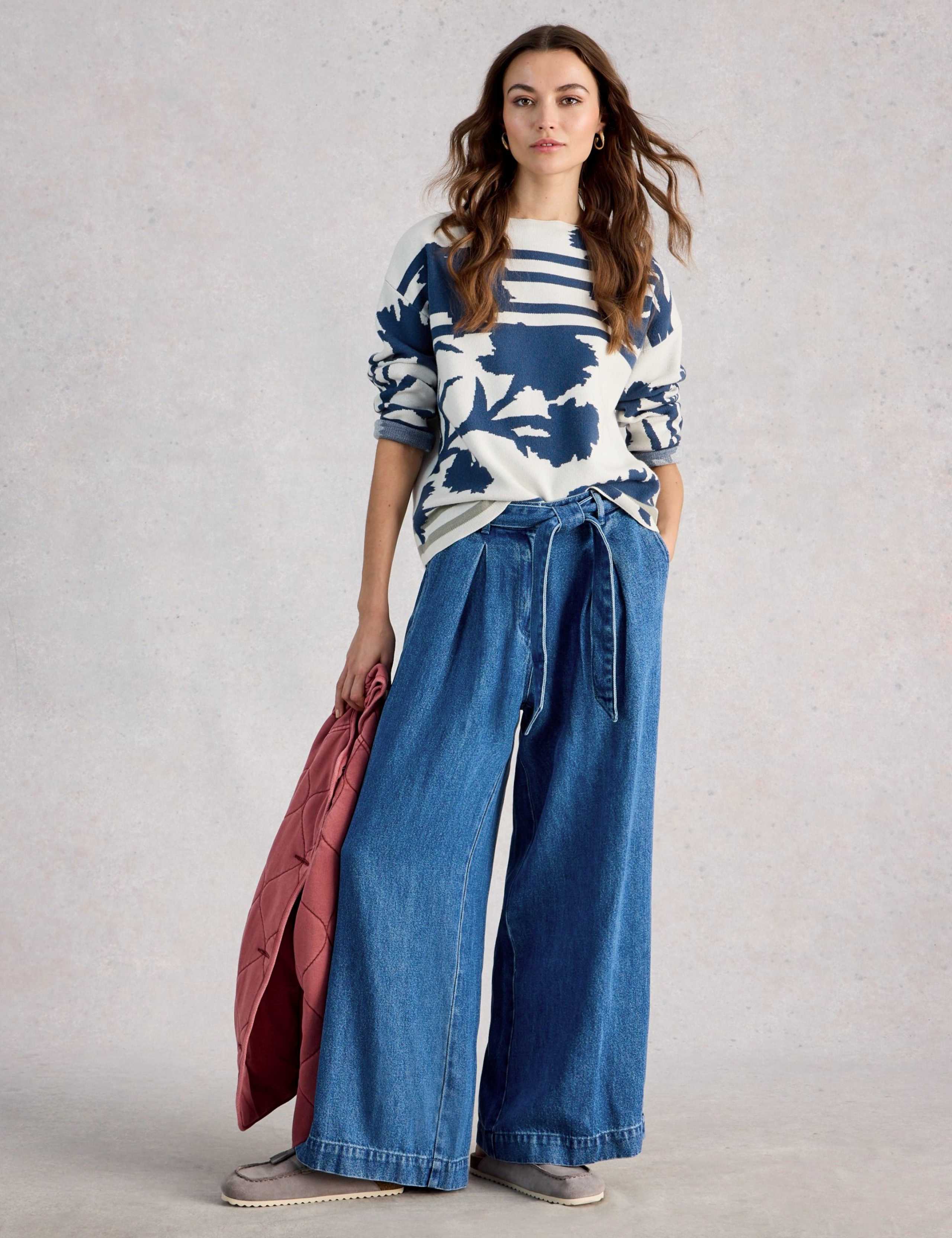 Floral Crew Neck Jumper