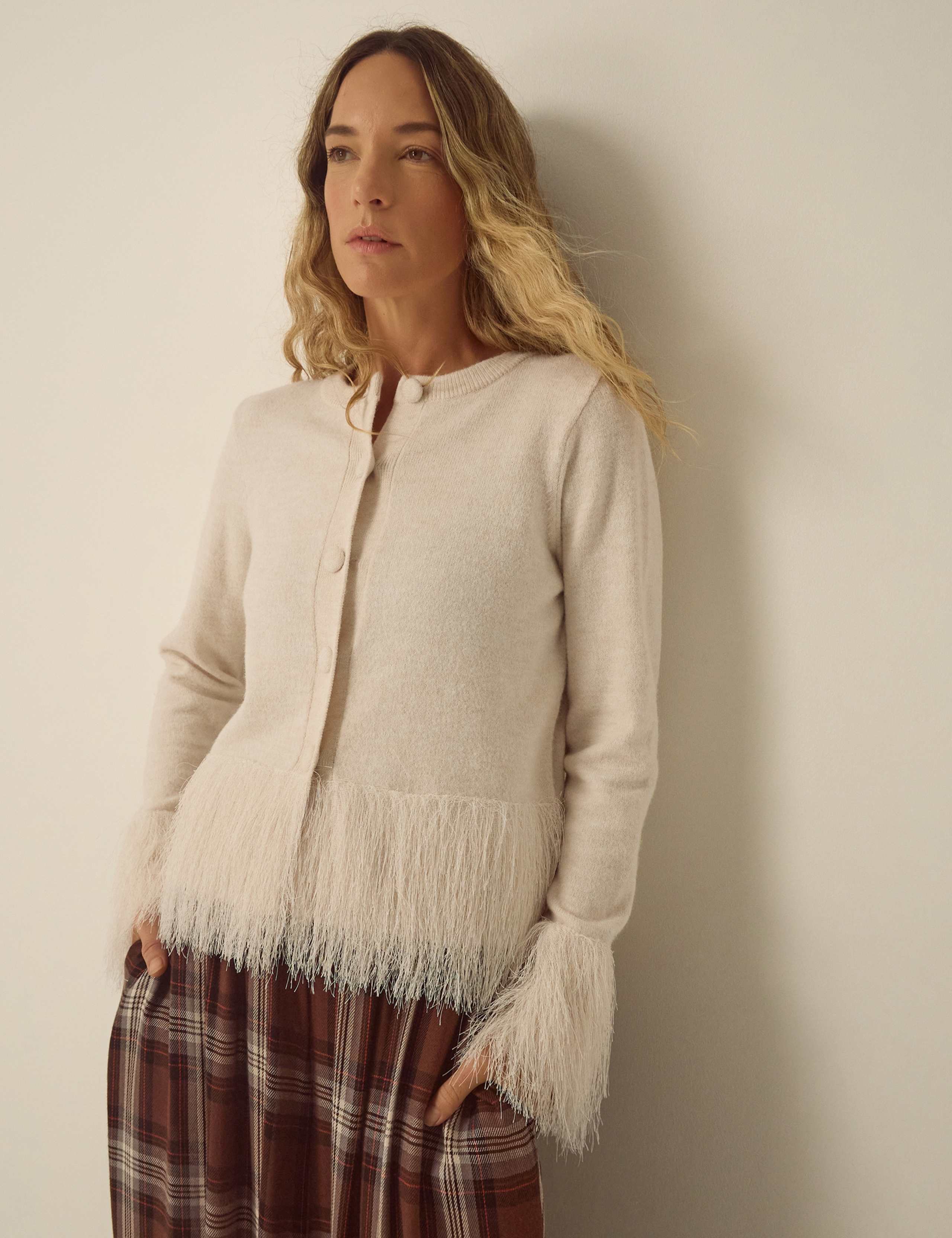 Fringe Detail Cardigan