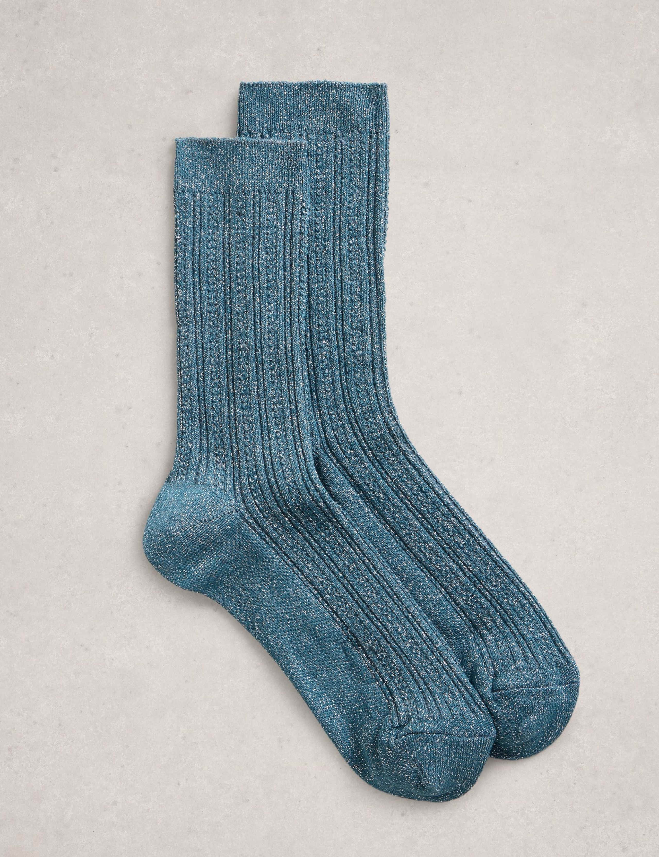Cotton Rich Sparkle Socks