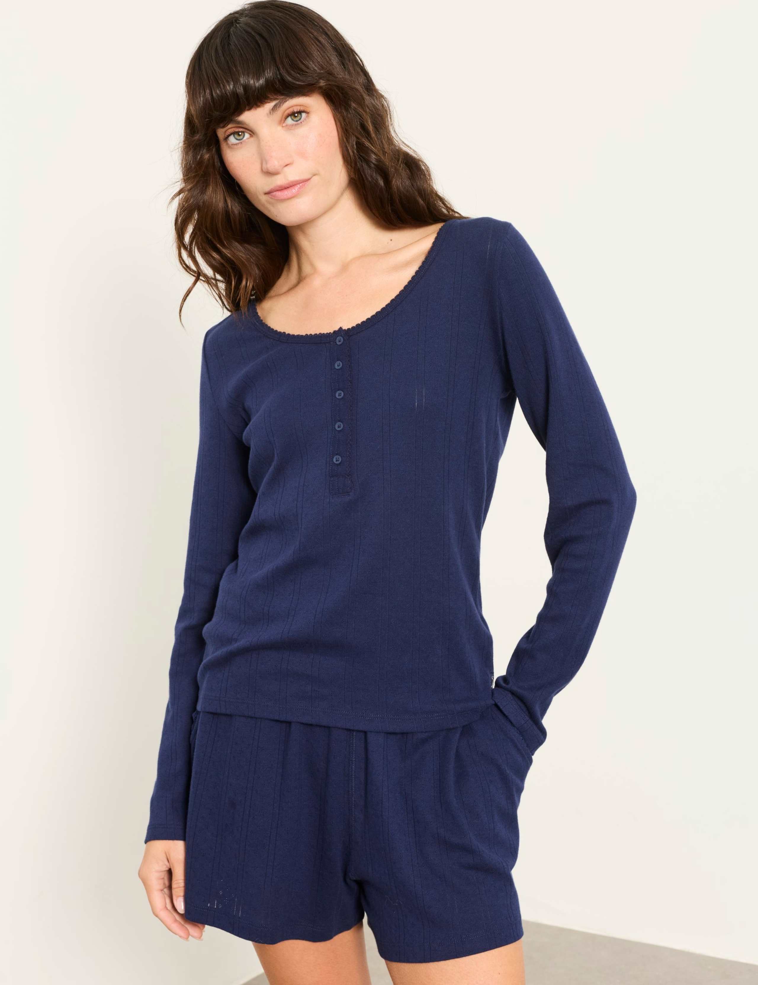 Pure Cotton Pyjama Top