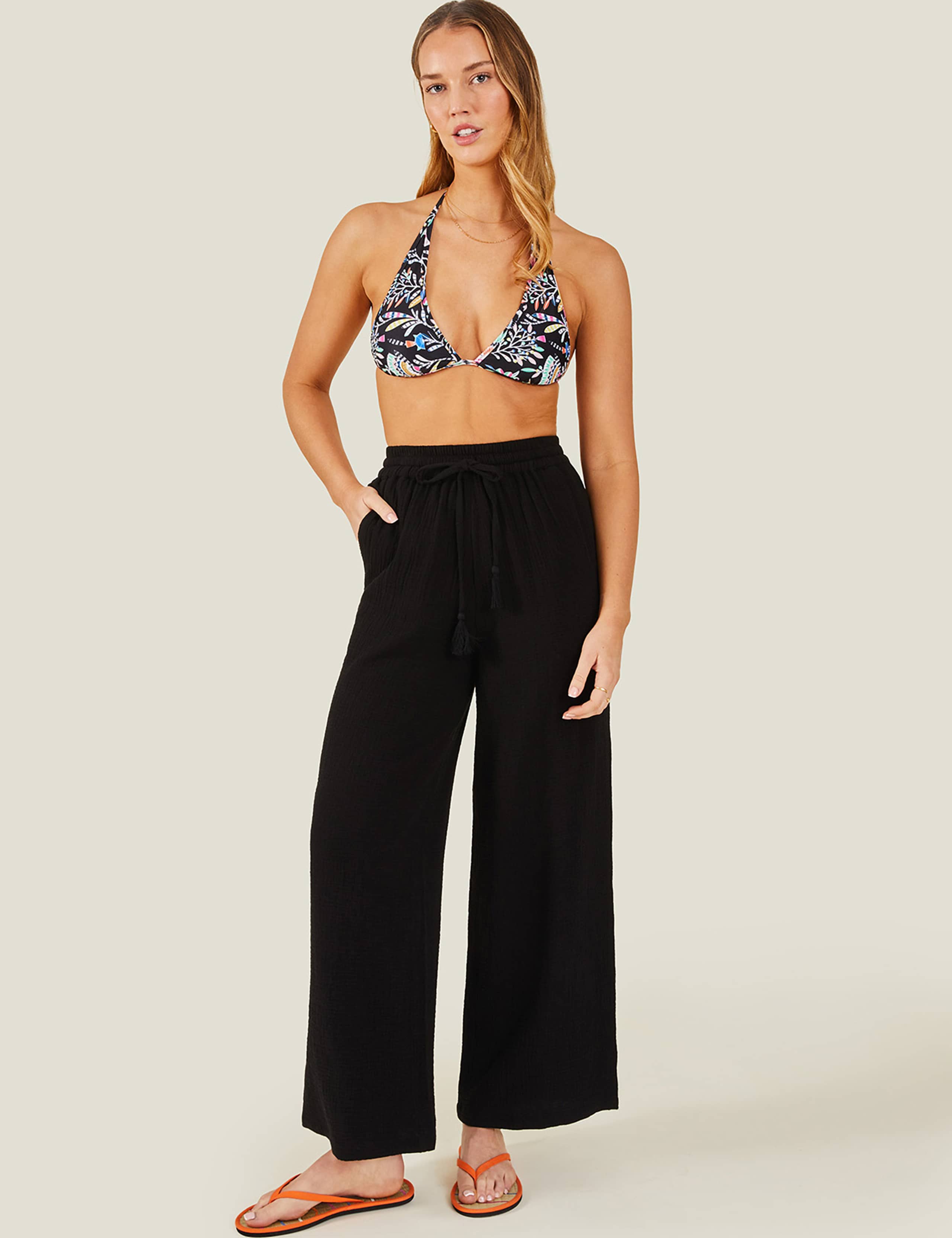 Pure Cotton Beach Trousers