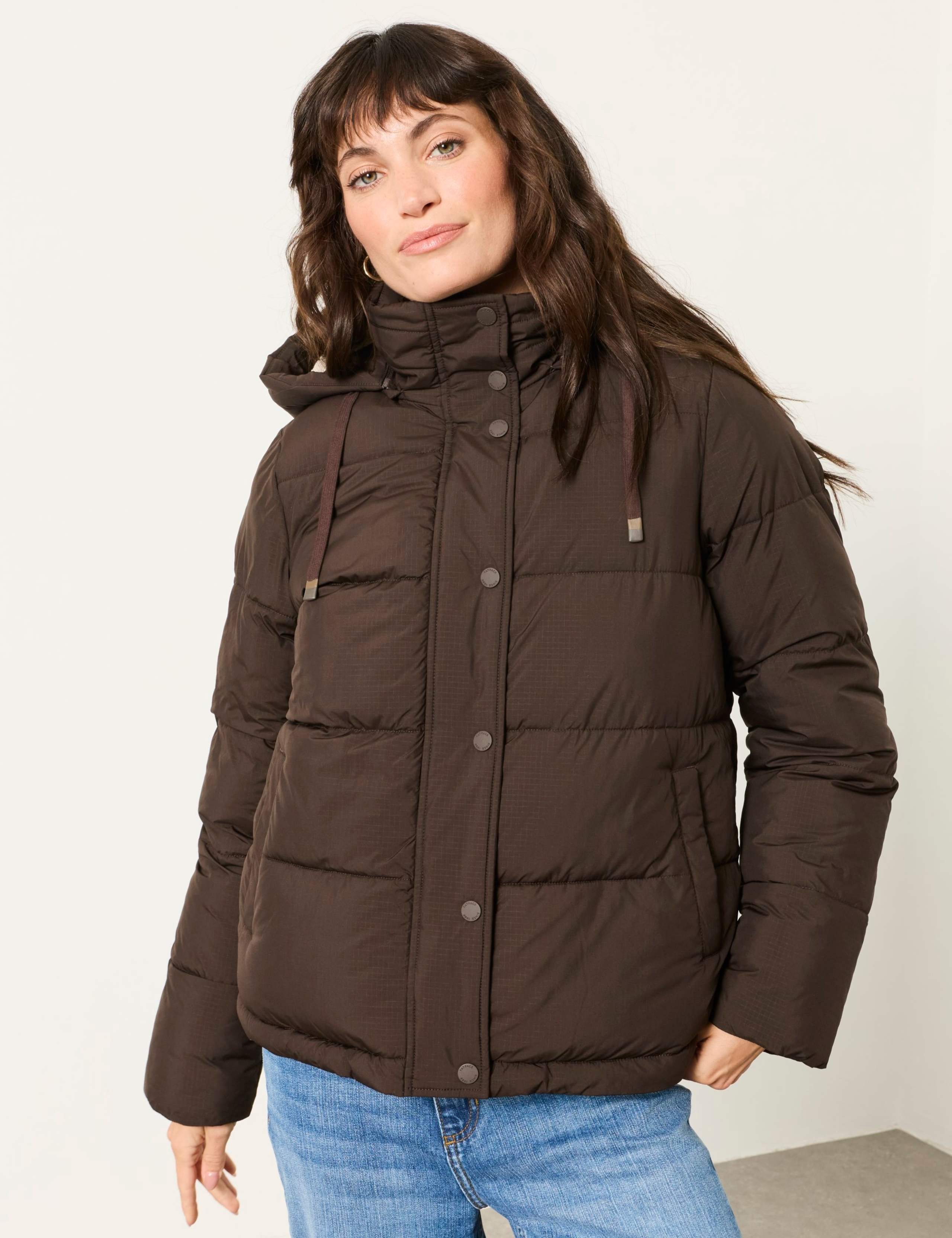 Cropped Puffer Coat