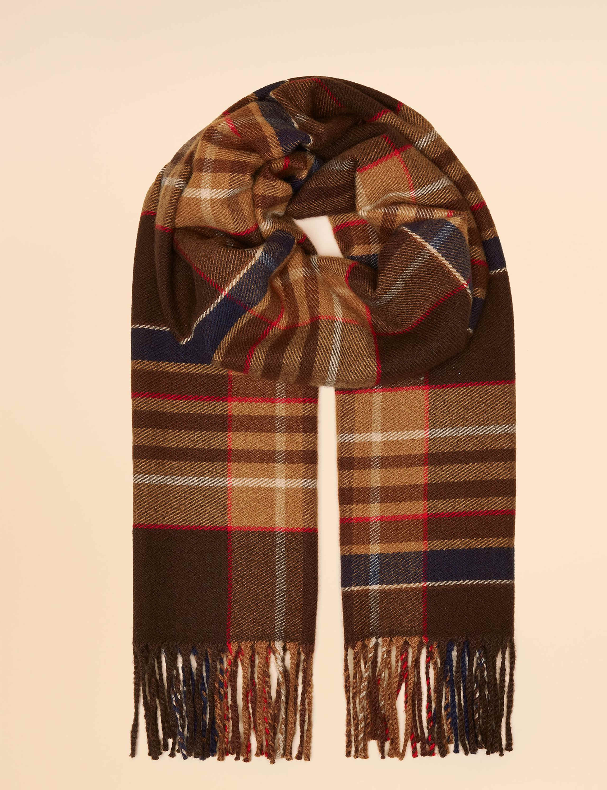 Checked Scarf