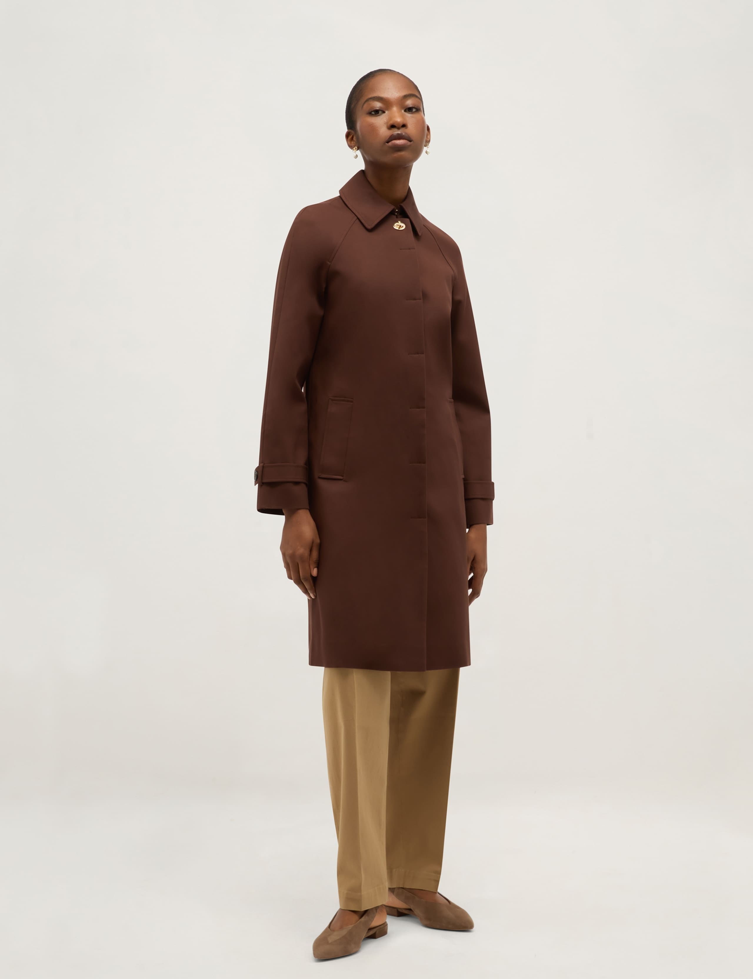 Cotton Rich Showerproof Trench Coat