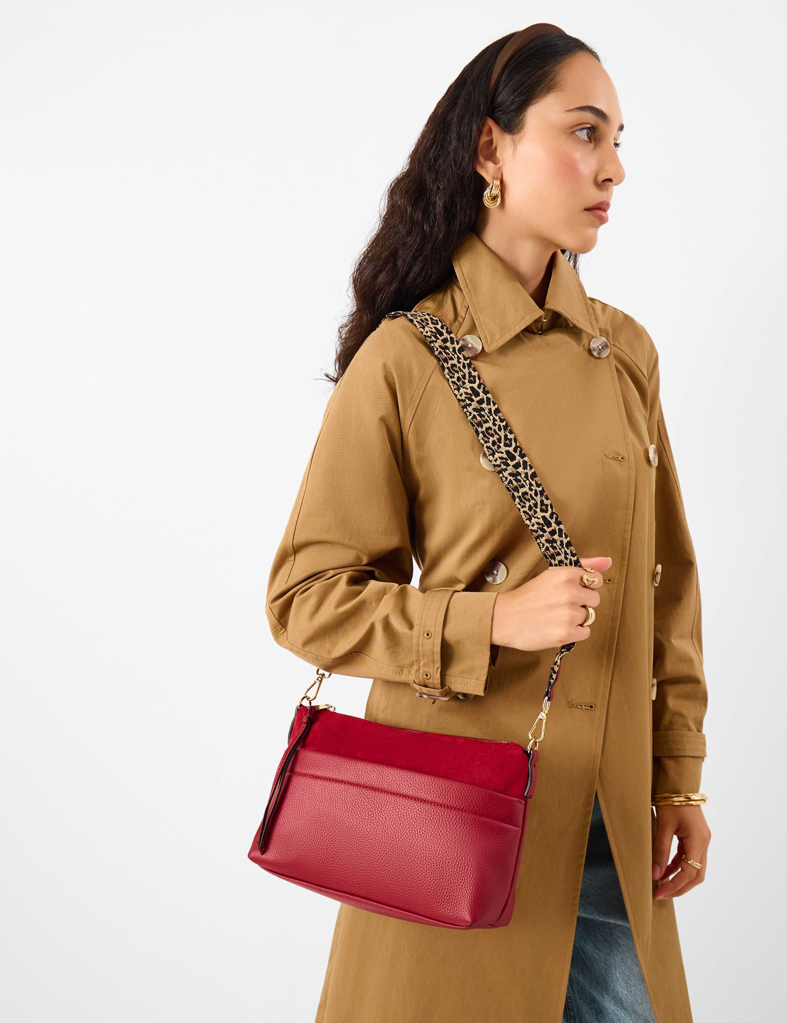 Leopard Print Crossbody Bag
