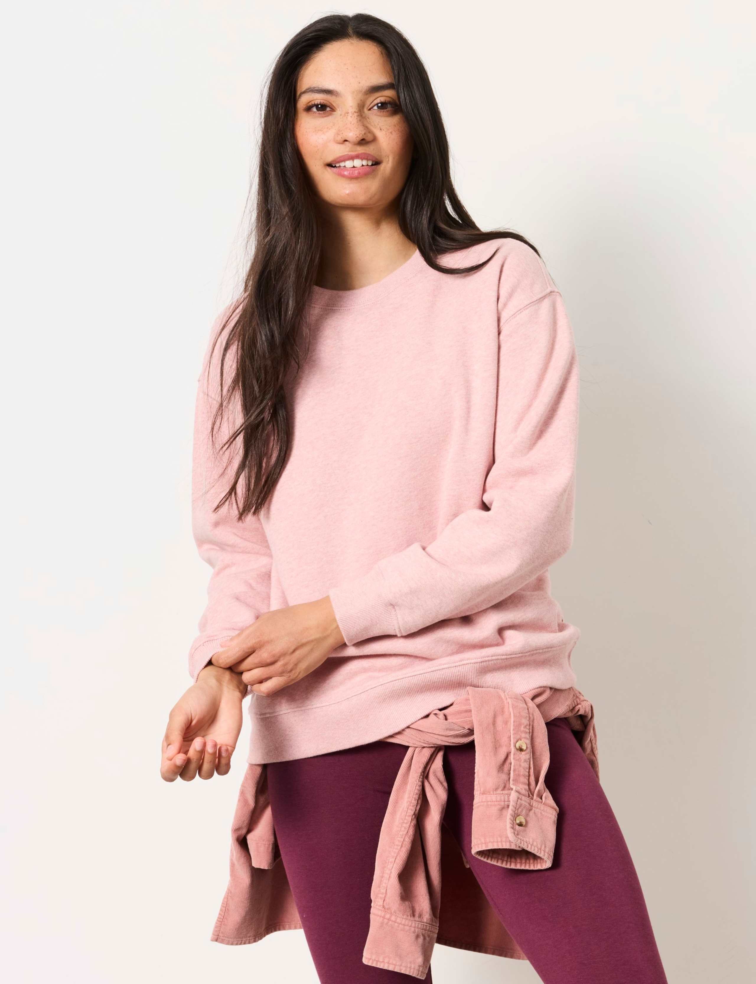 Cotton Rich Crew Neck Sweatshirt