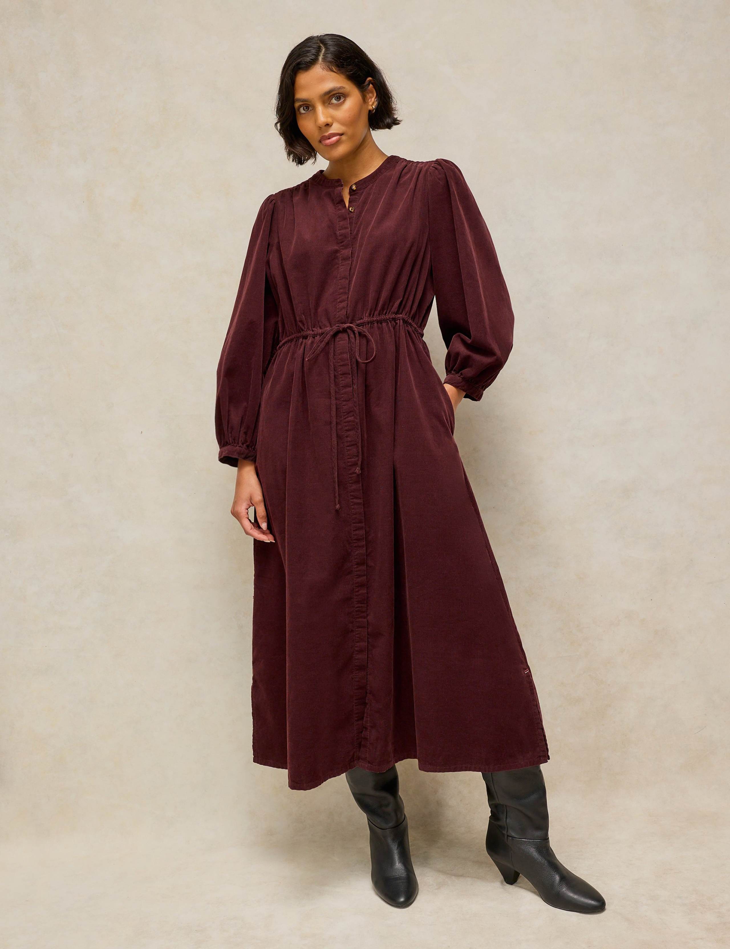 Cord Midi Dress