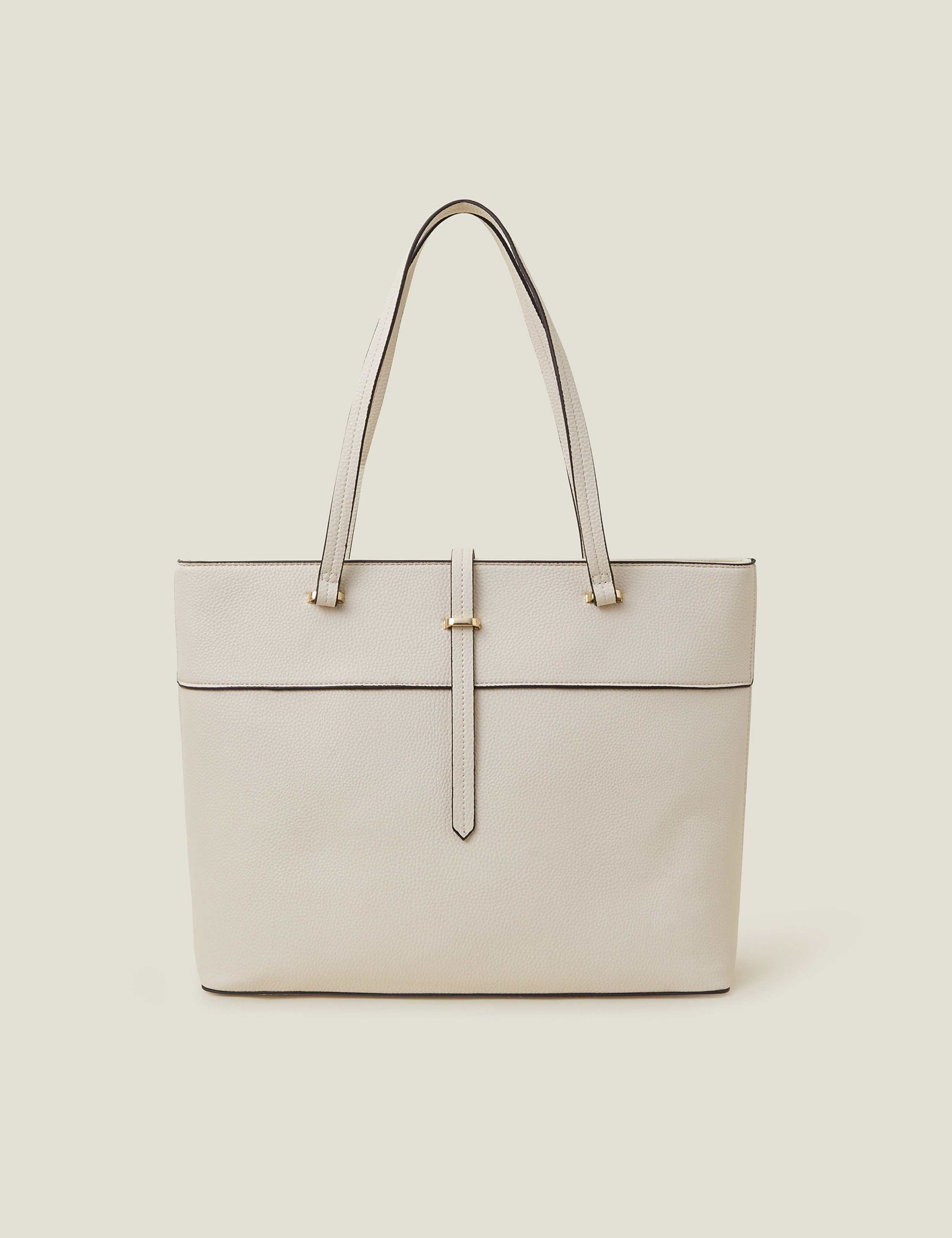 Faux Leather Tote Bag