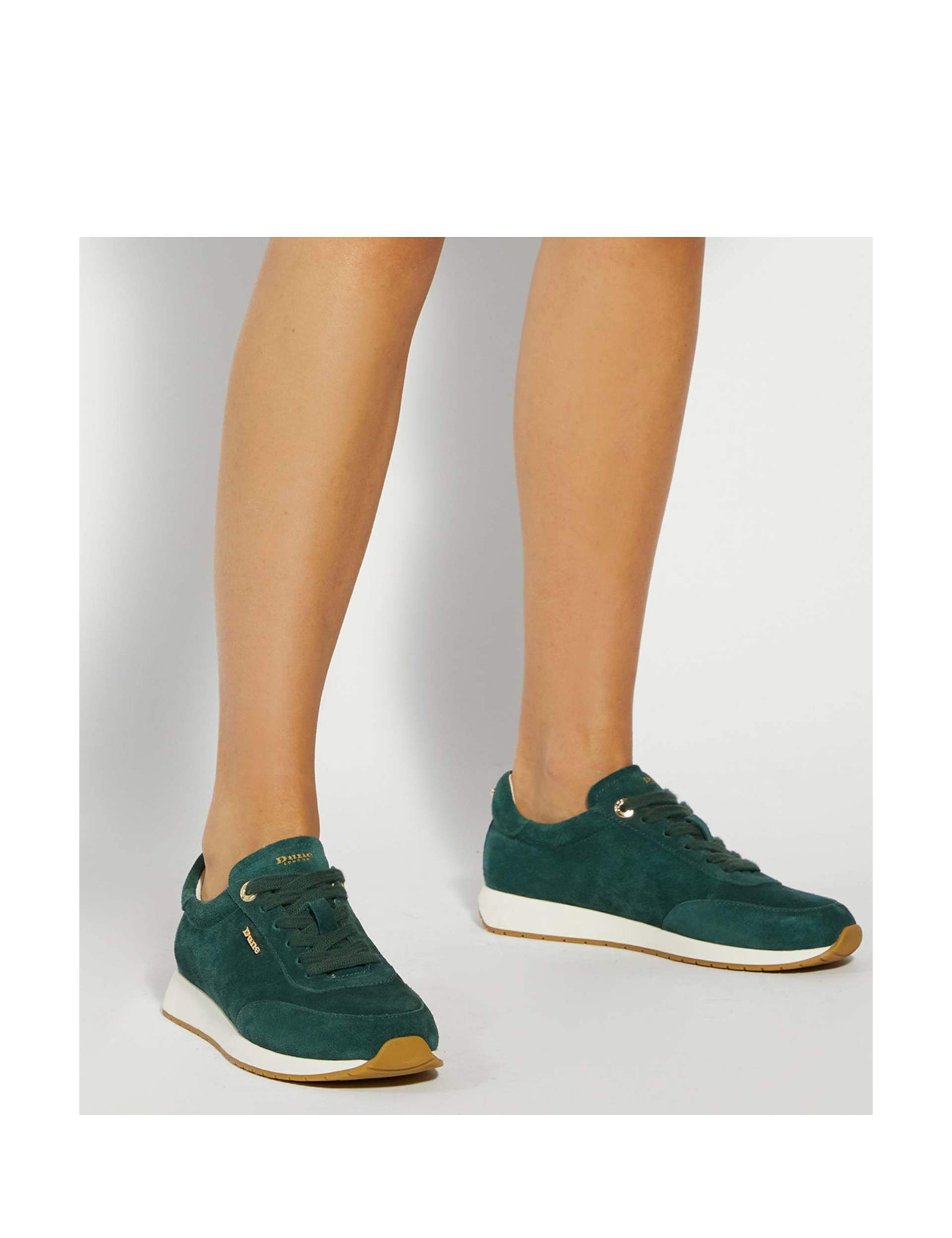 Suede Lace Up Trainers