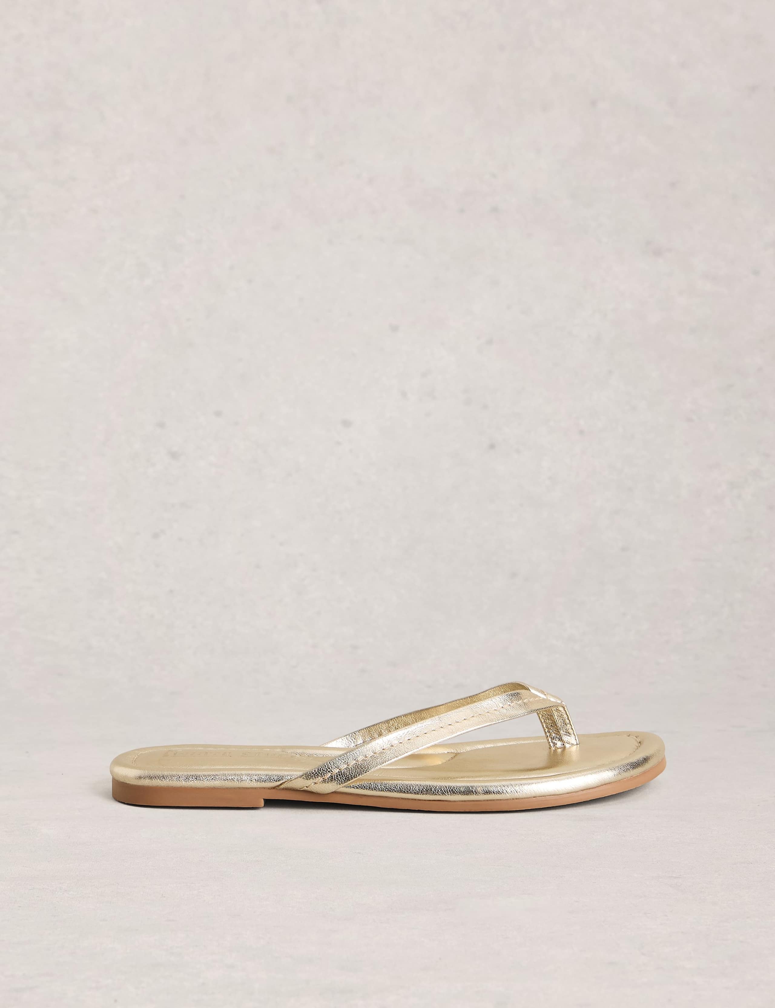 Suede Flat Flip Flops