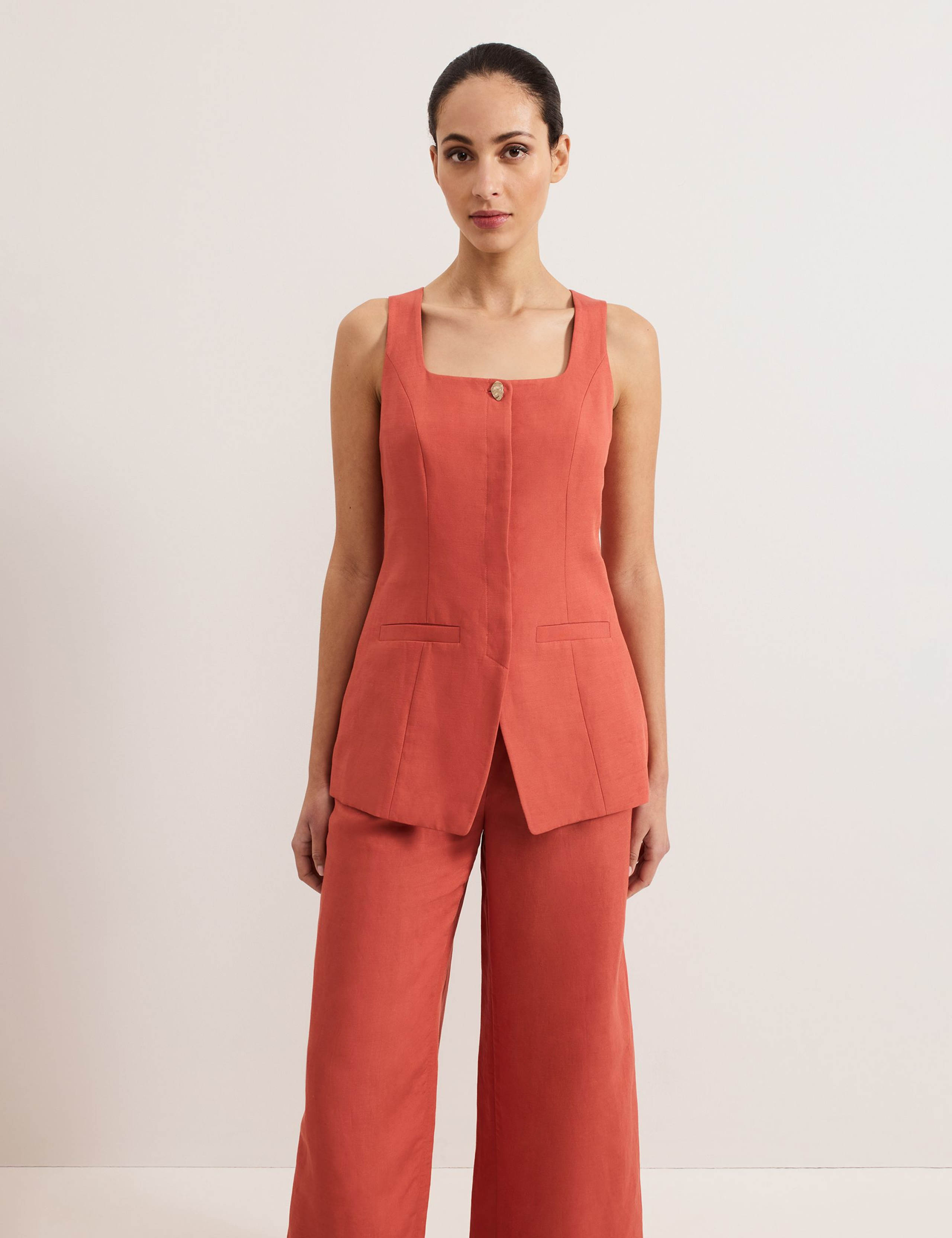 Linen Rich Waistcoat