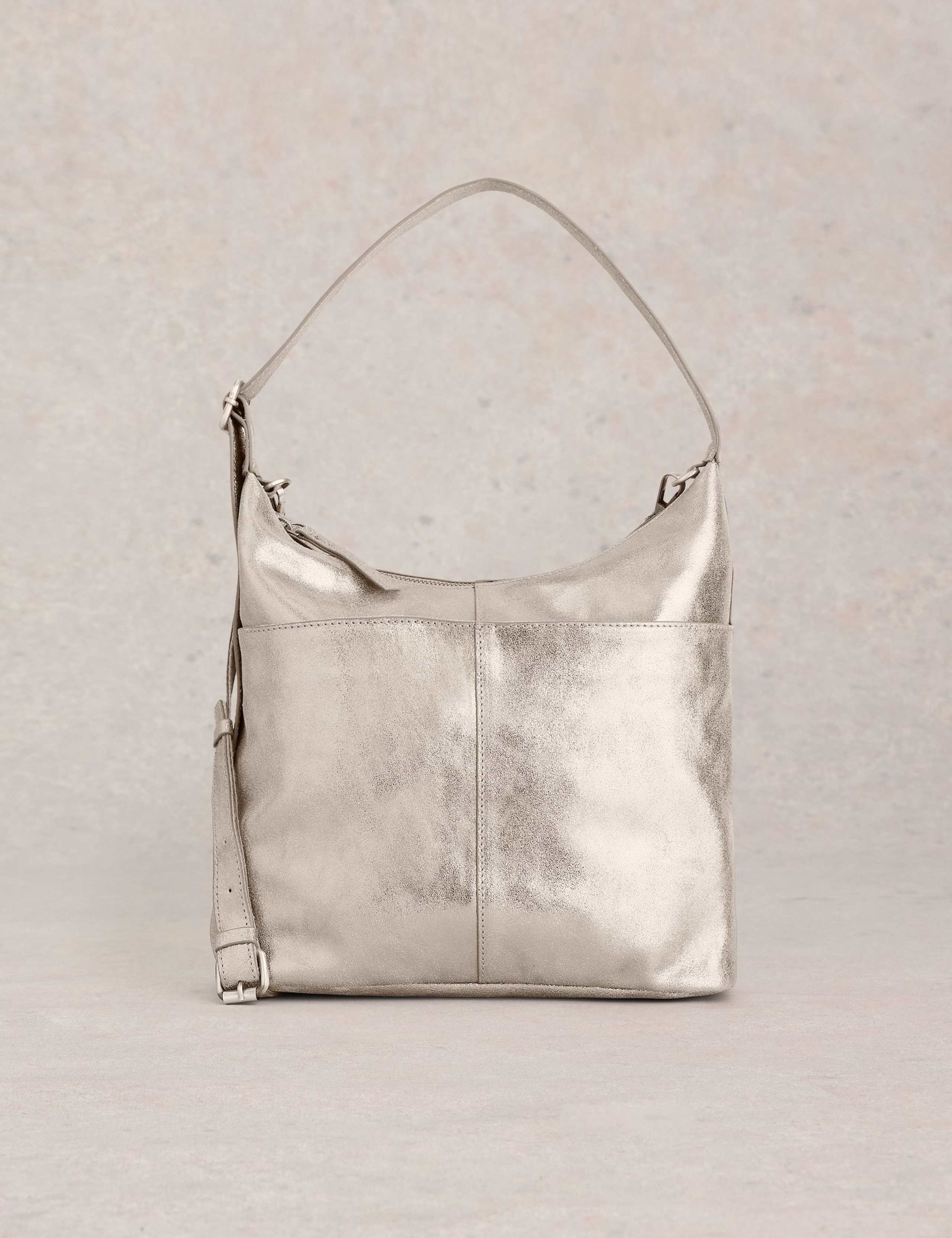 Leather Animal Print Cross Body Bag