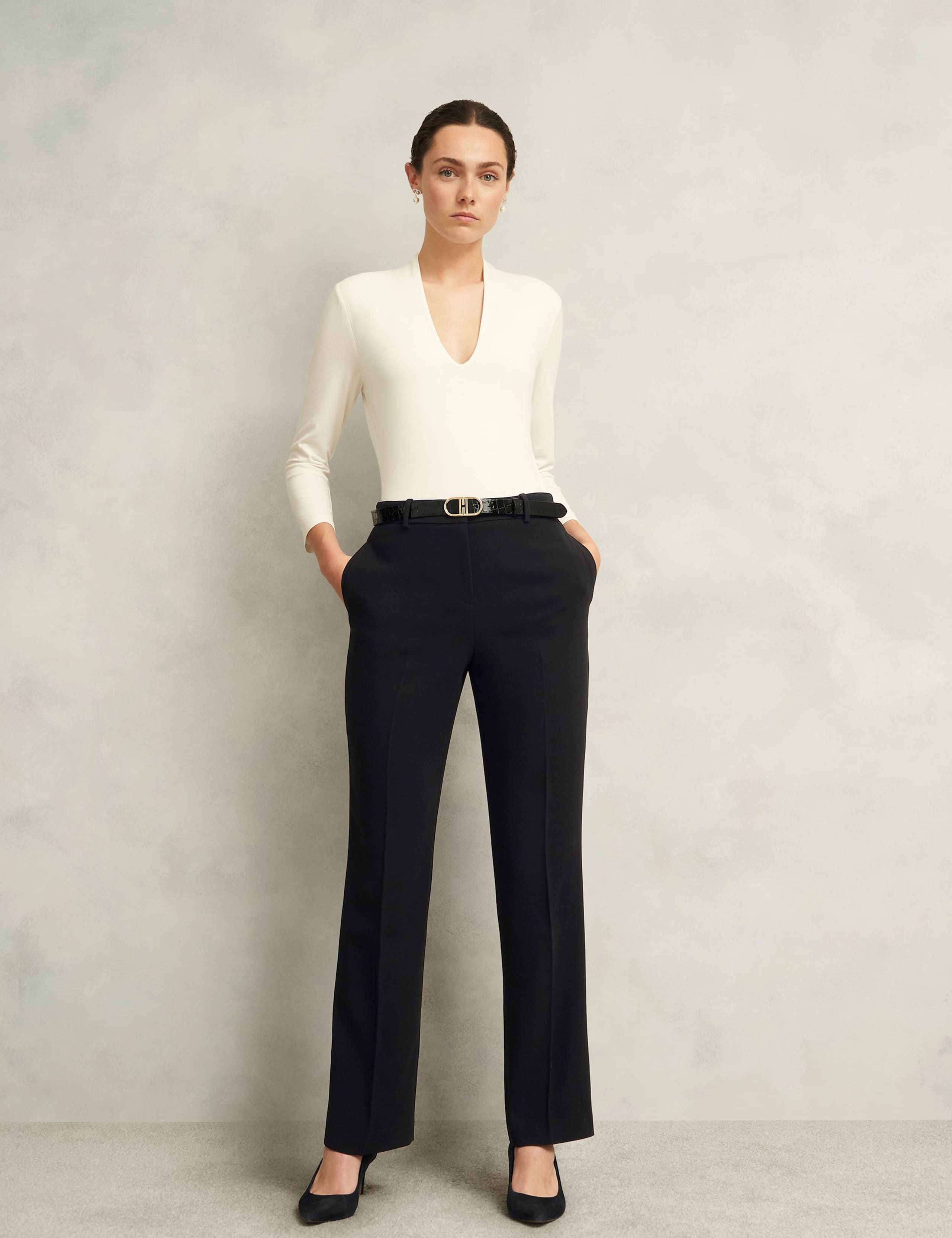 Straight Leg Trousers
