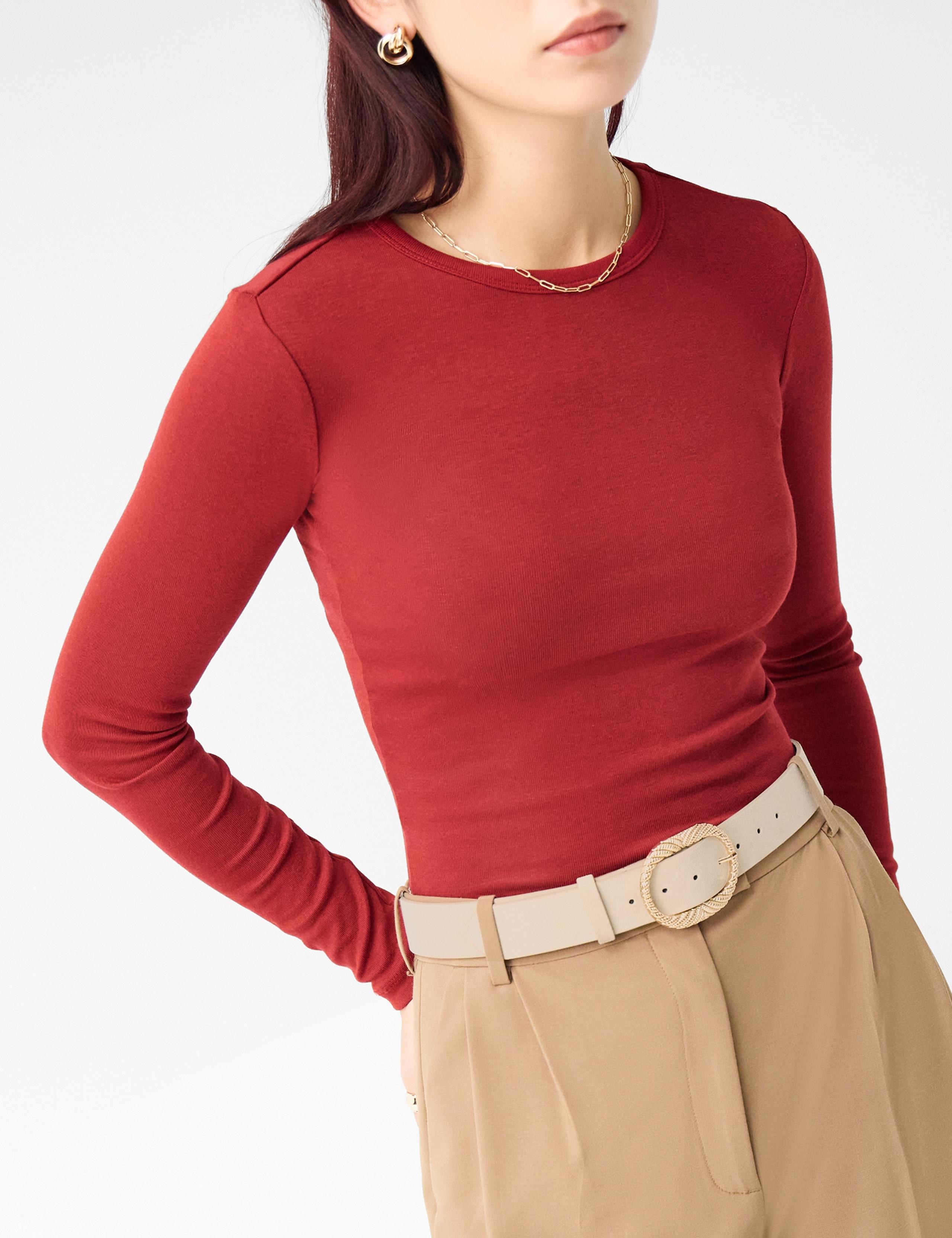 Leather Textured Oval Buckle Waist Belt