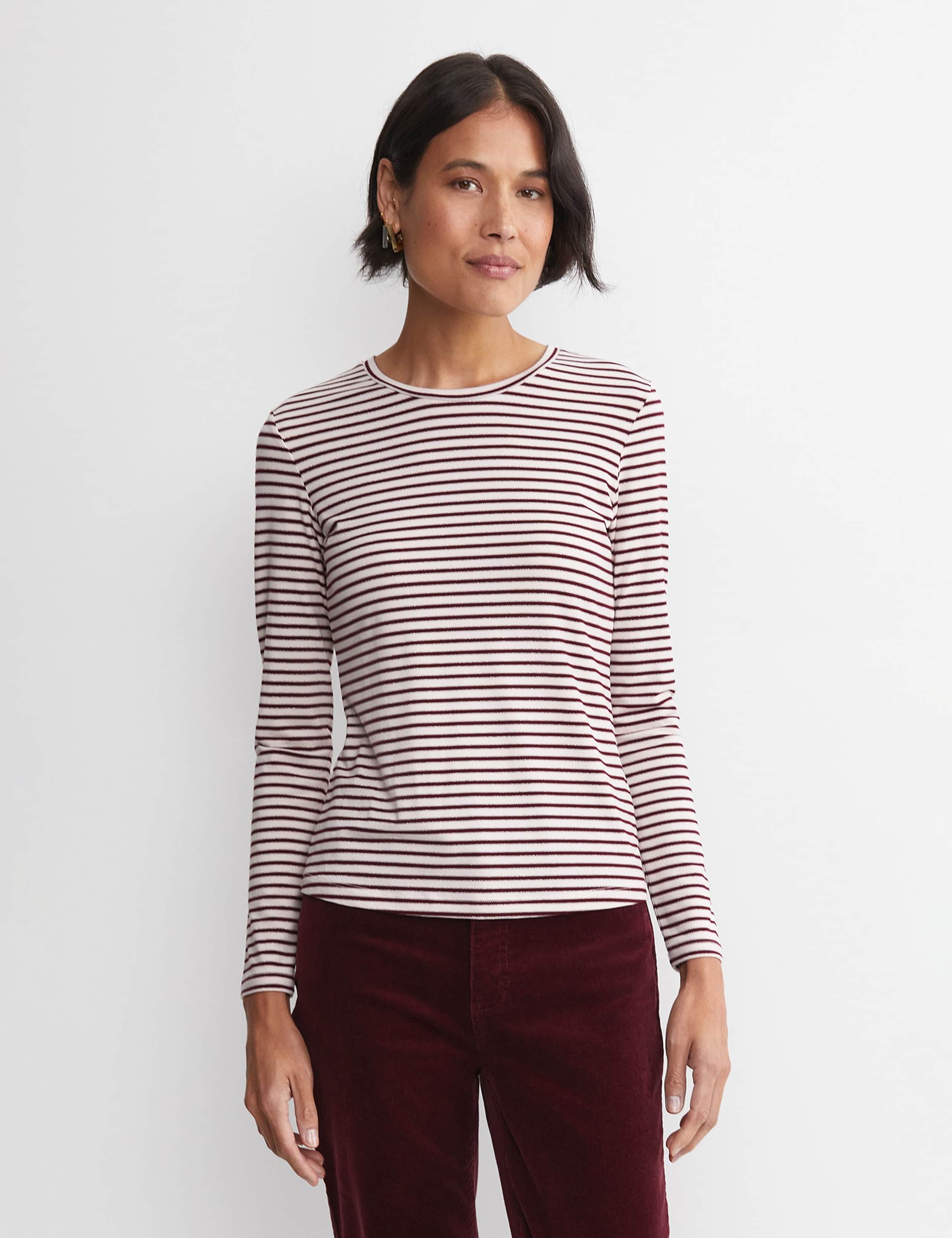 Modal Rich StripedT-Shirt