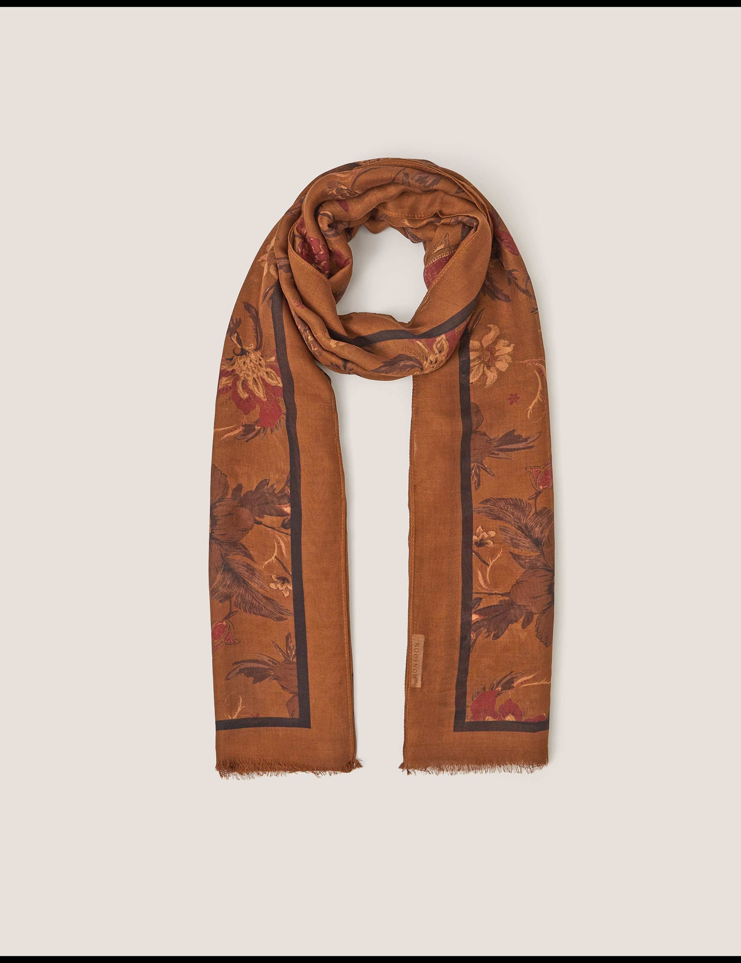 Modal Silk Printed Scarf
