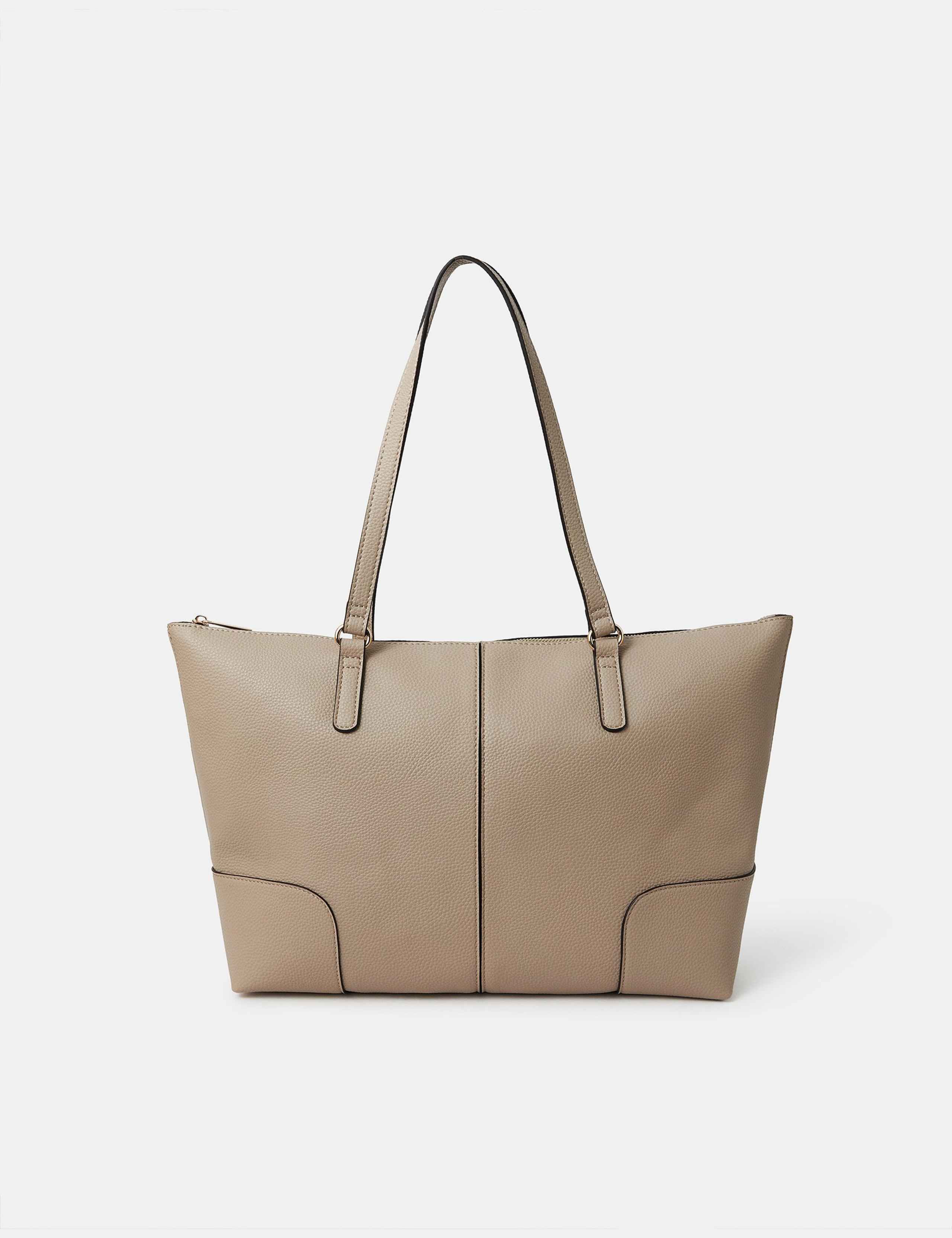 Zip Up Tote Bag