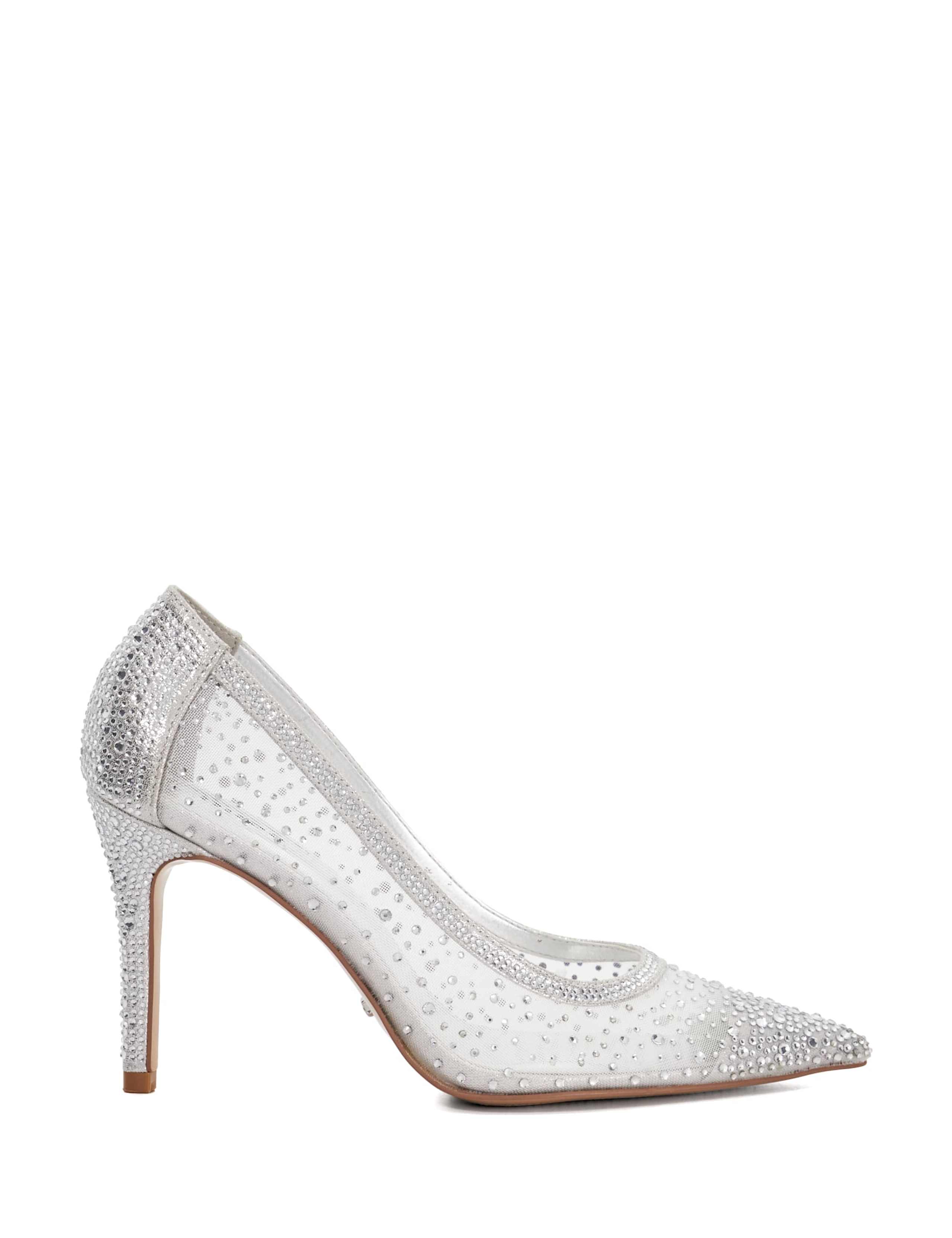 Sparkle Stiletto Heel Court Shoes