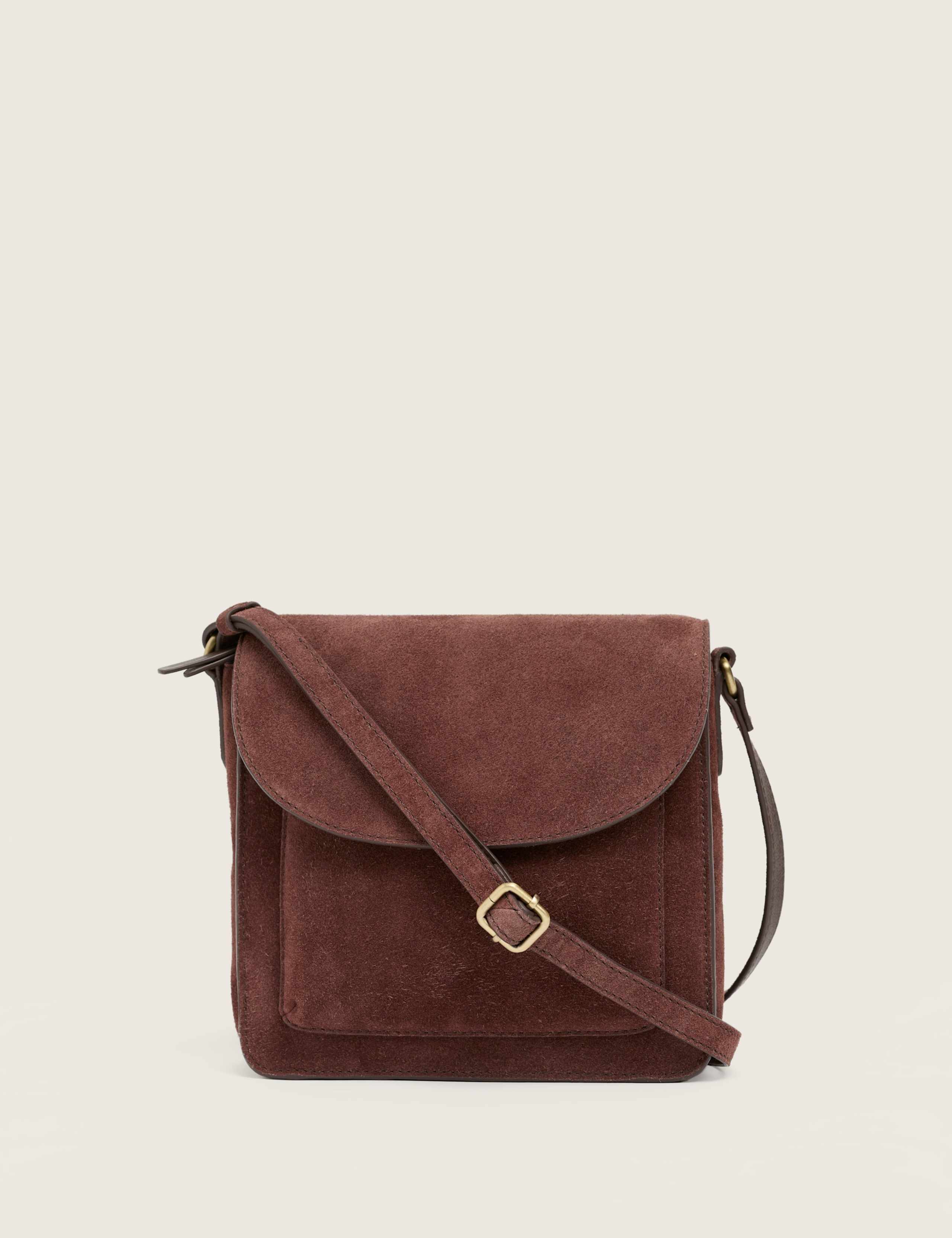 Suede Cross Body Bag