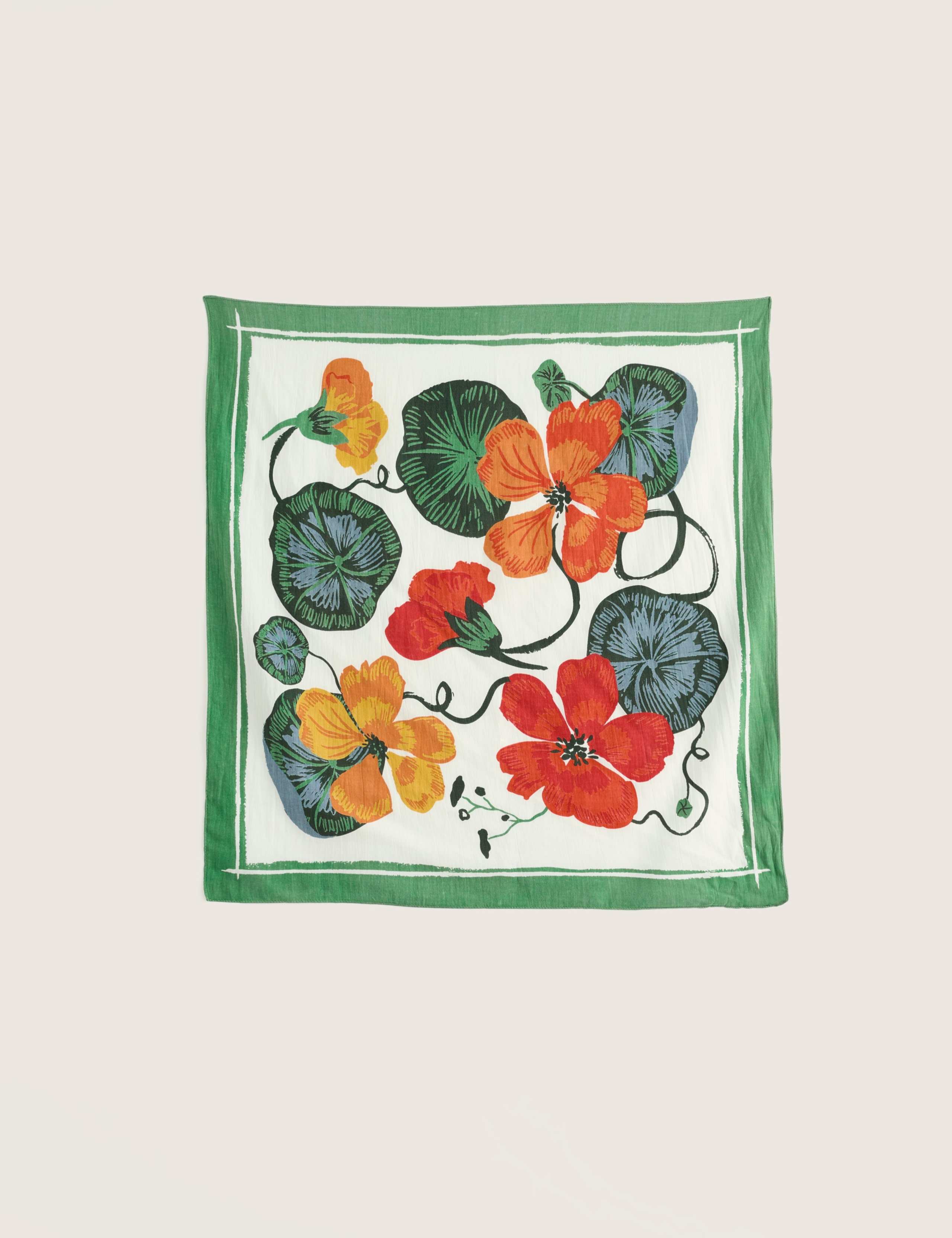 Floral Square Scarf