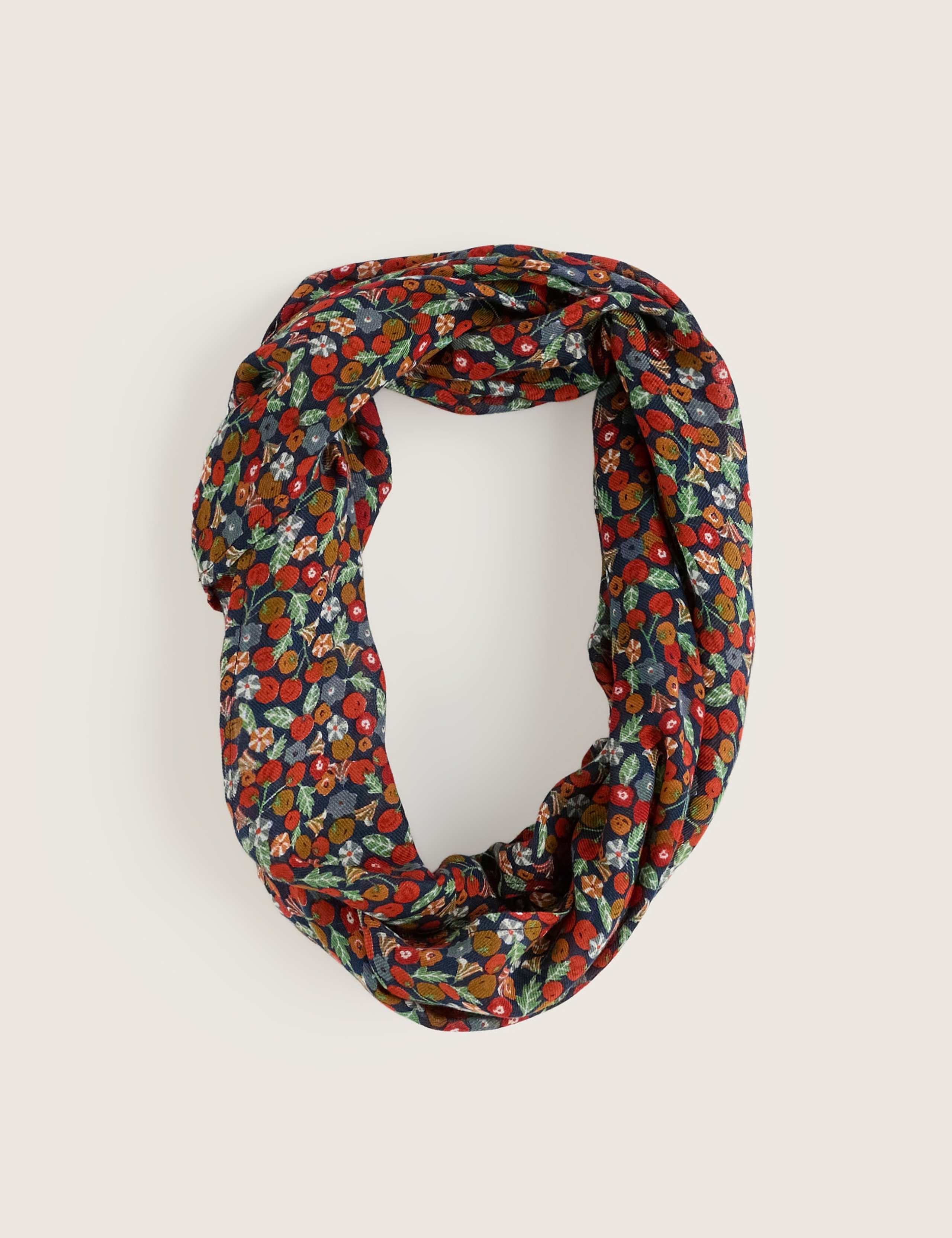 Modal Rich Ditsy Floral Snood