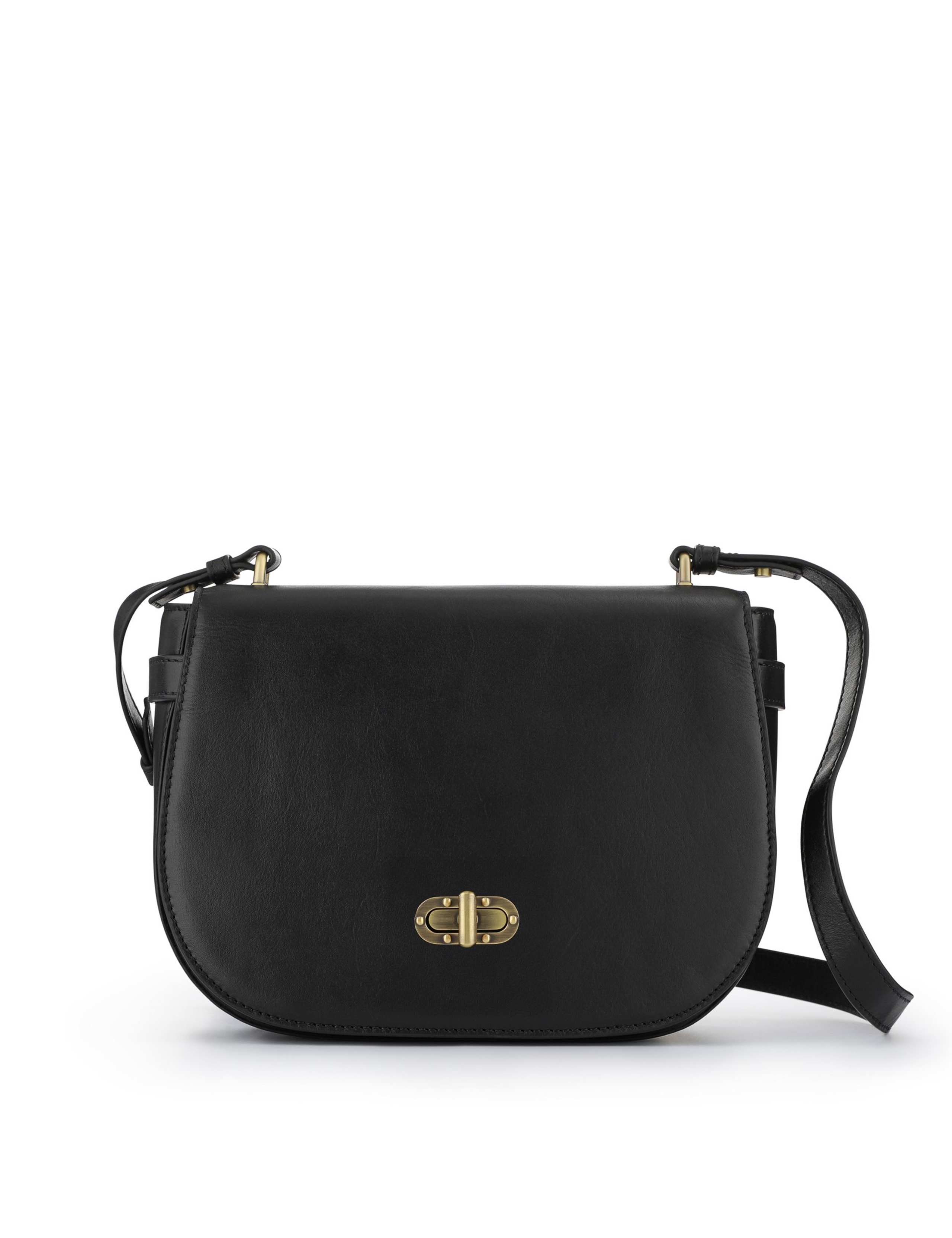 Leather Croc Effect Cross Body Shoulder Bag