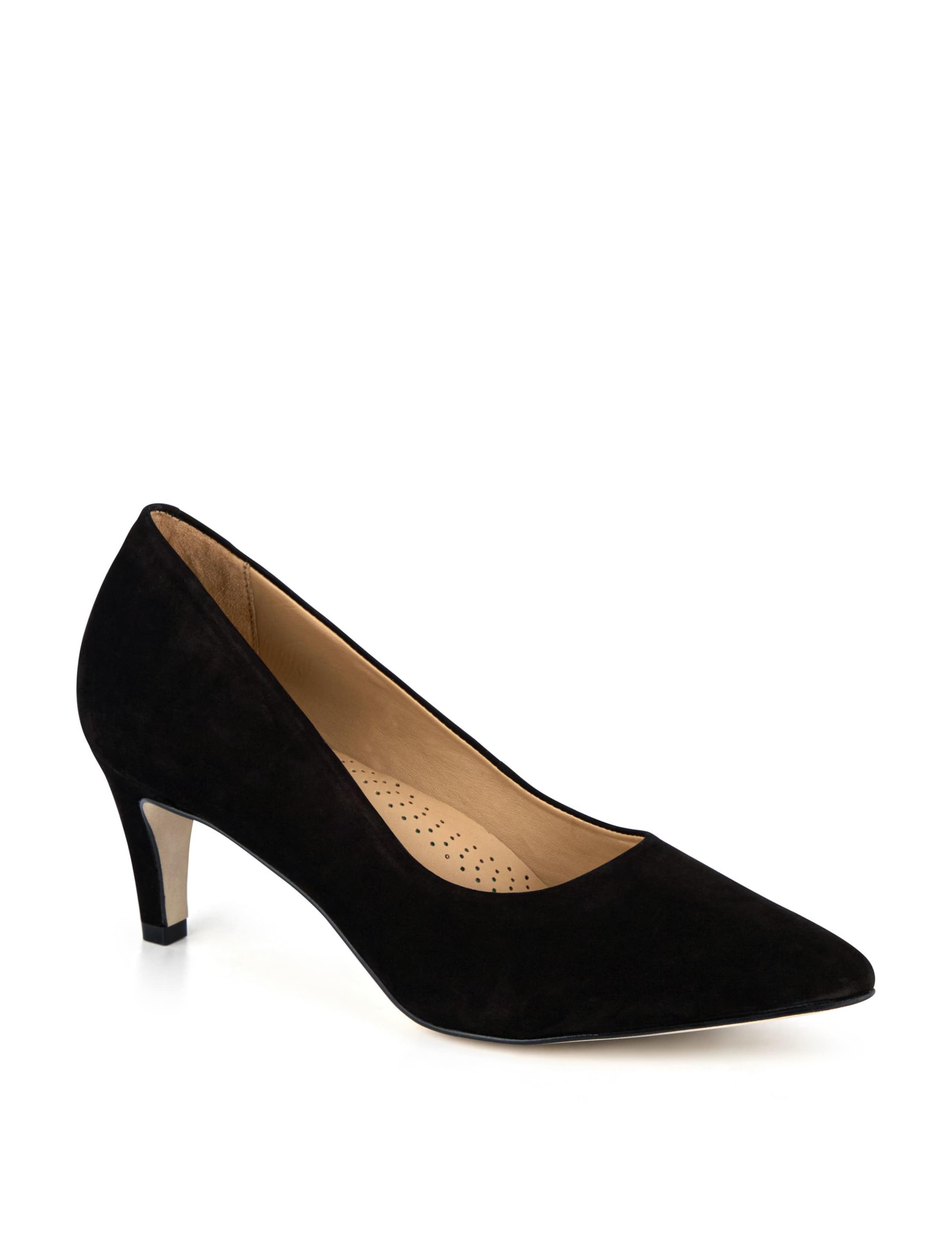 Suede Stiletto Heel Pointed Toe Court Shoes