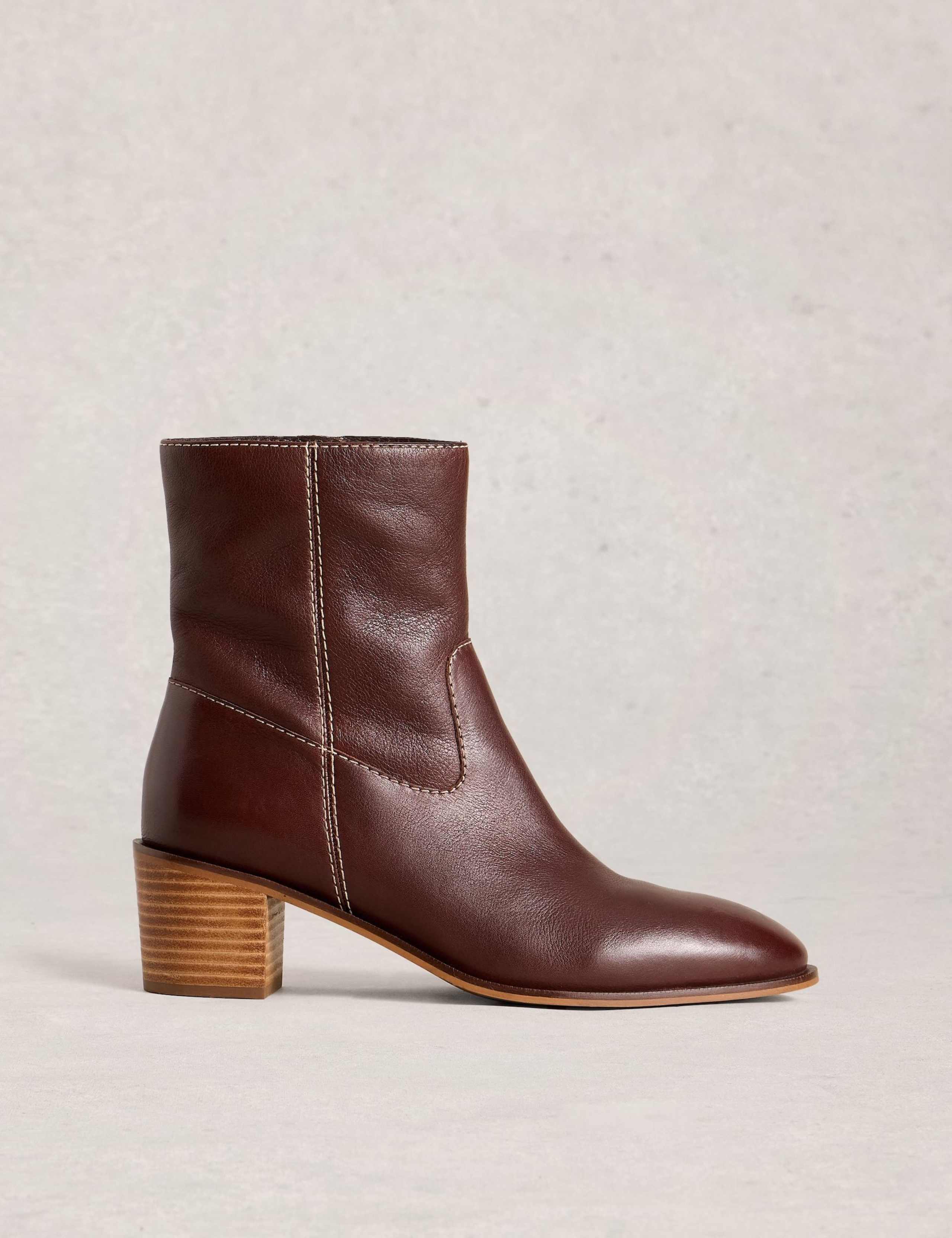 Block Heel Ankle Boots