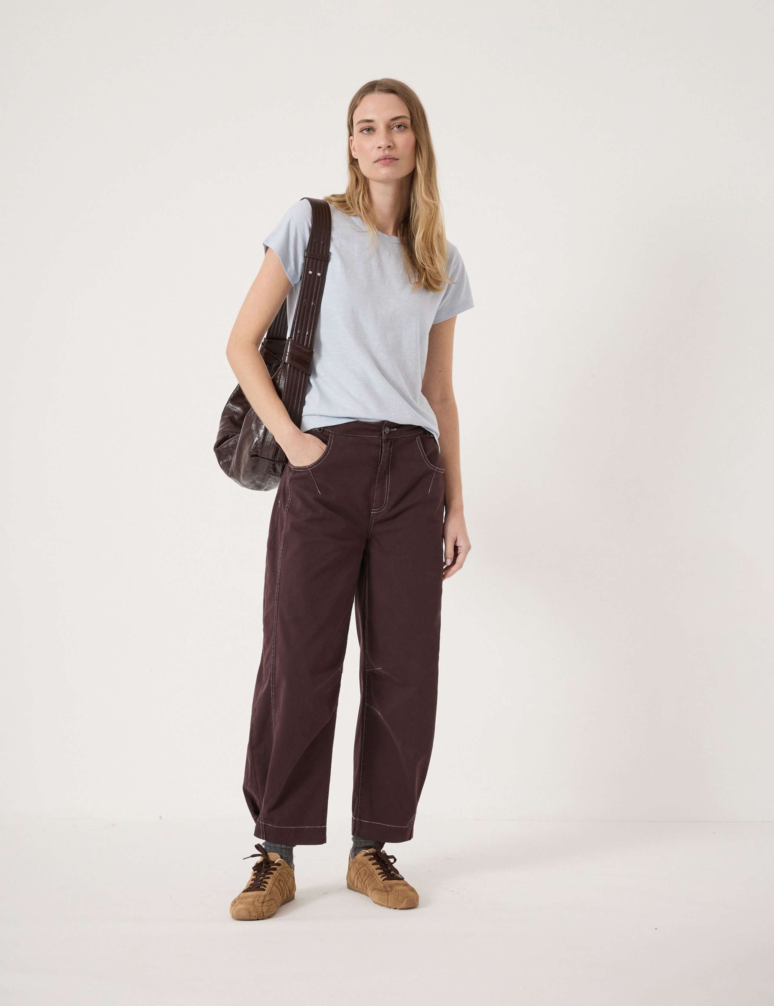 Pure Cotton Crew Neck T-Shirt