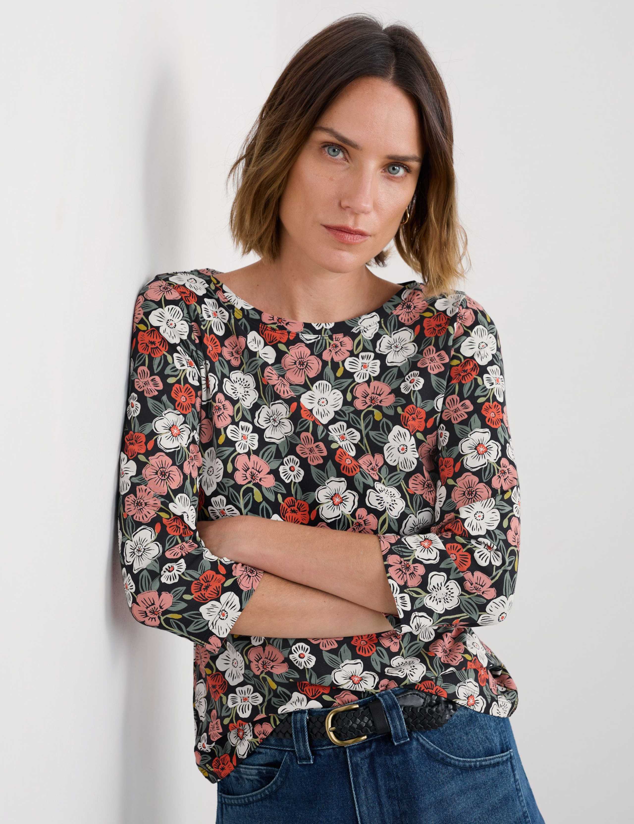 Cotton Rich Floral Top