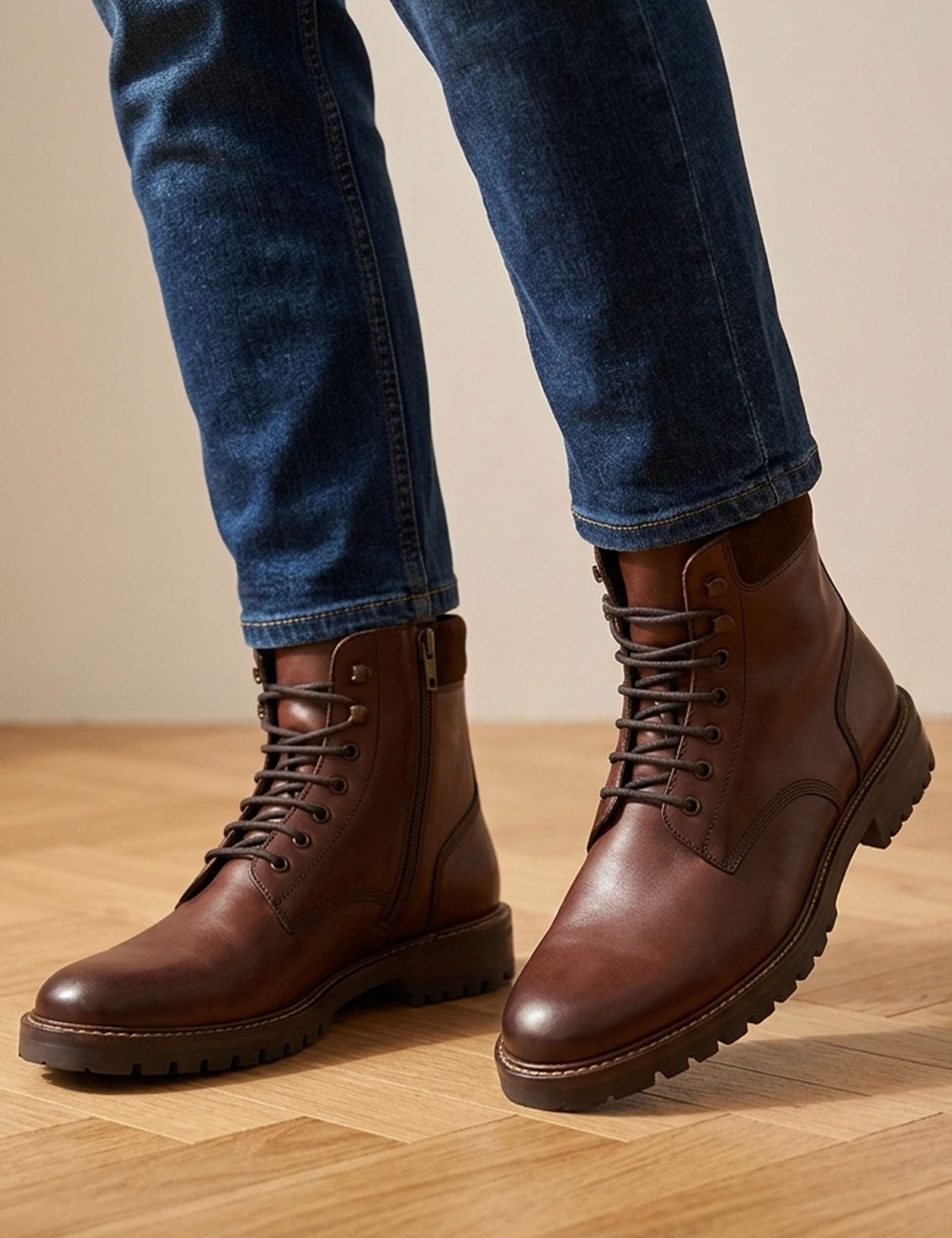 Leather Casual Boots