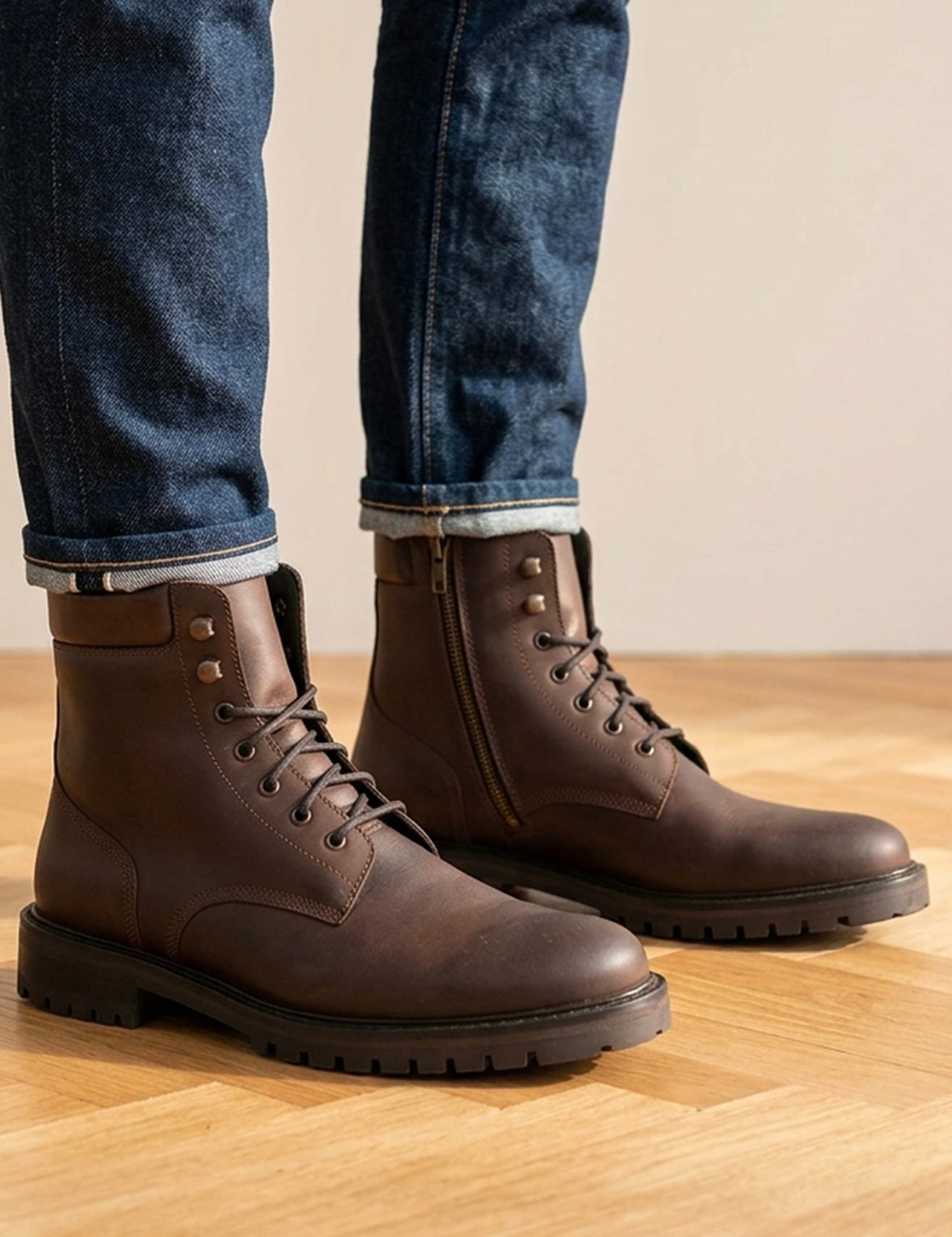 Leather Casual Boots
