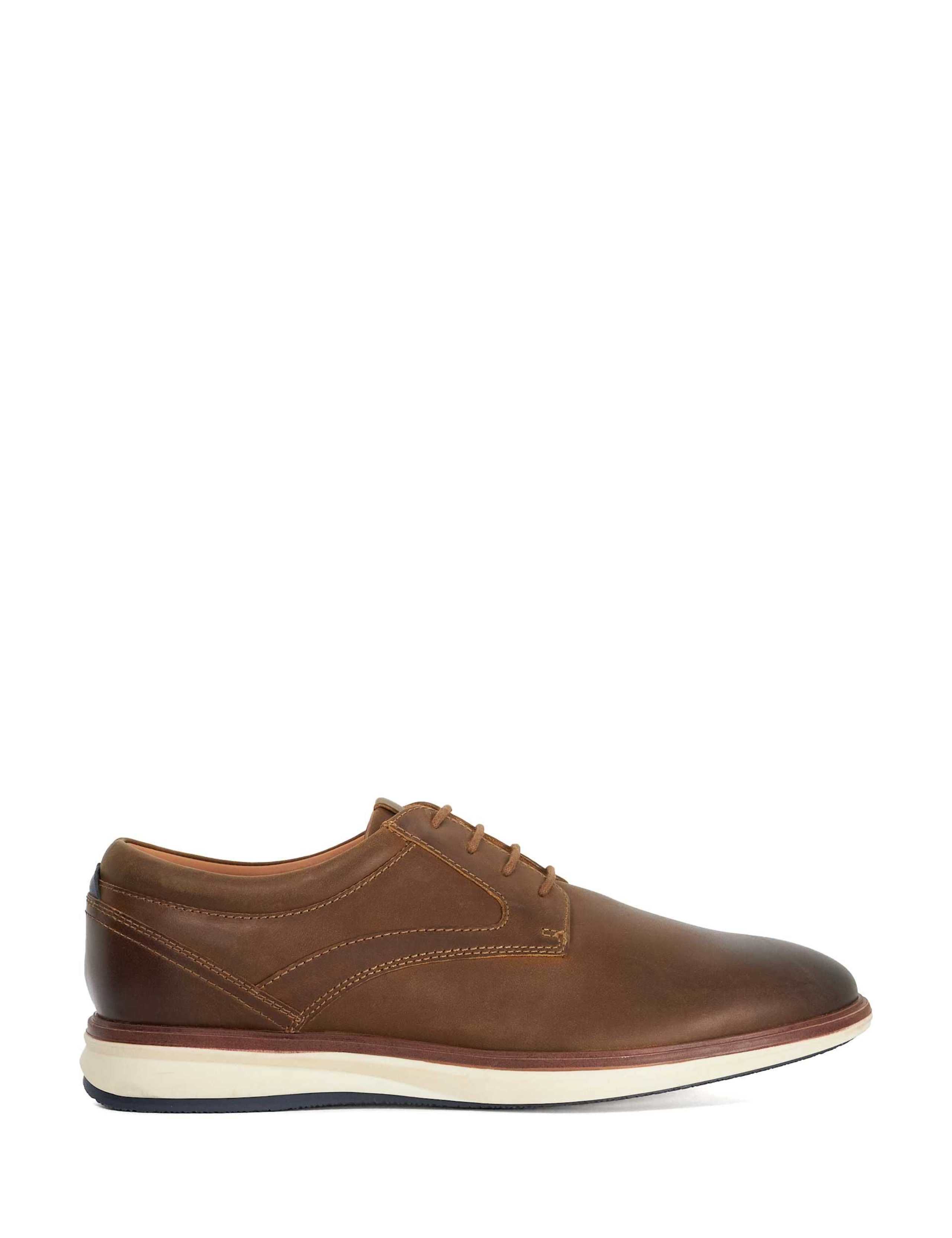 Leather Hybrid Sole Derby Shoes