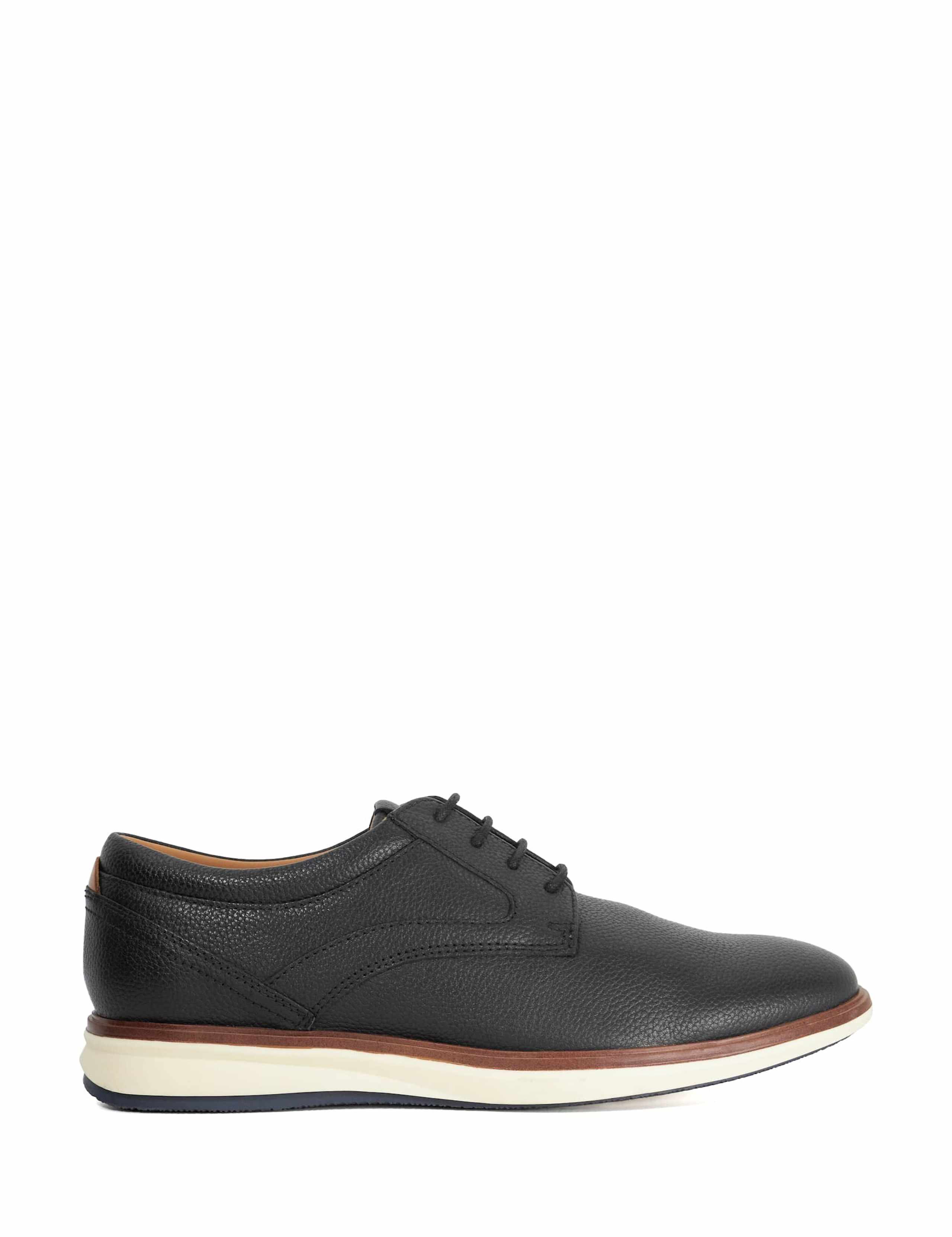 Leather Hybrid Sole Derby Shoes