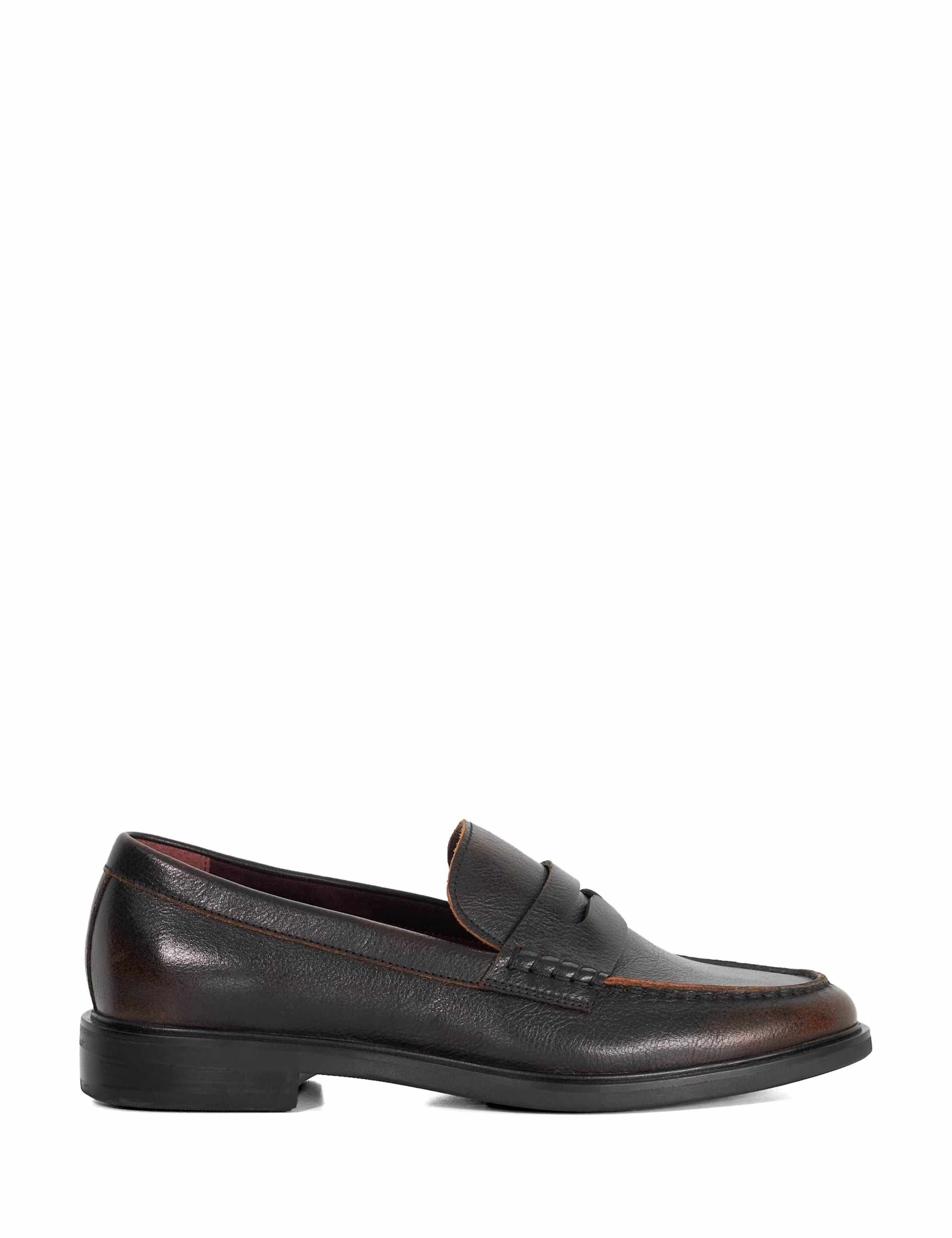 Leather Slip-On Loafers