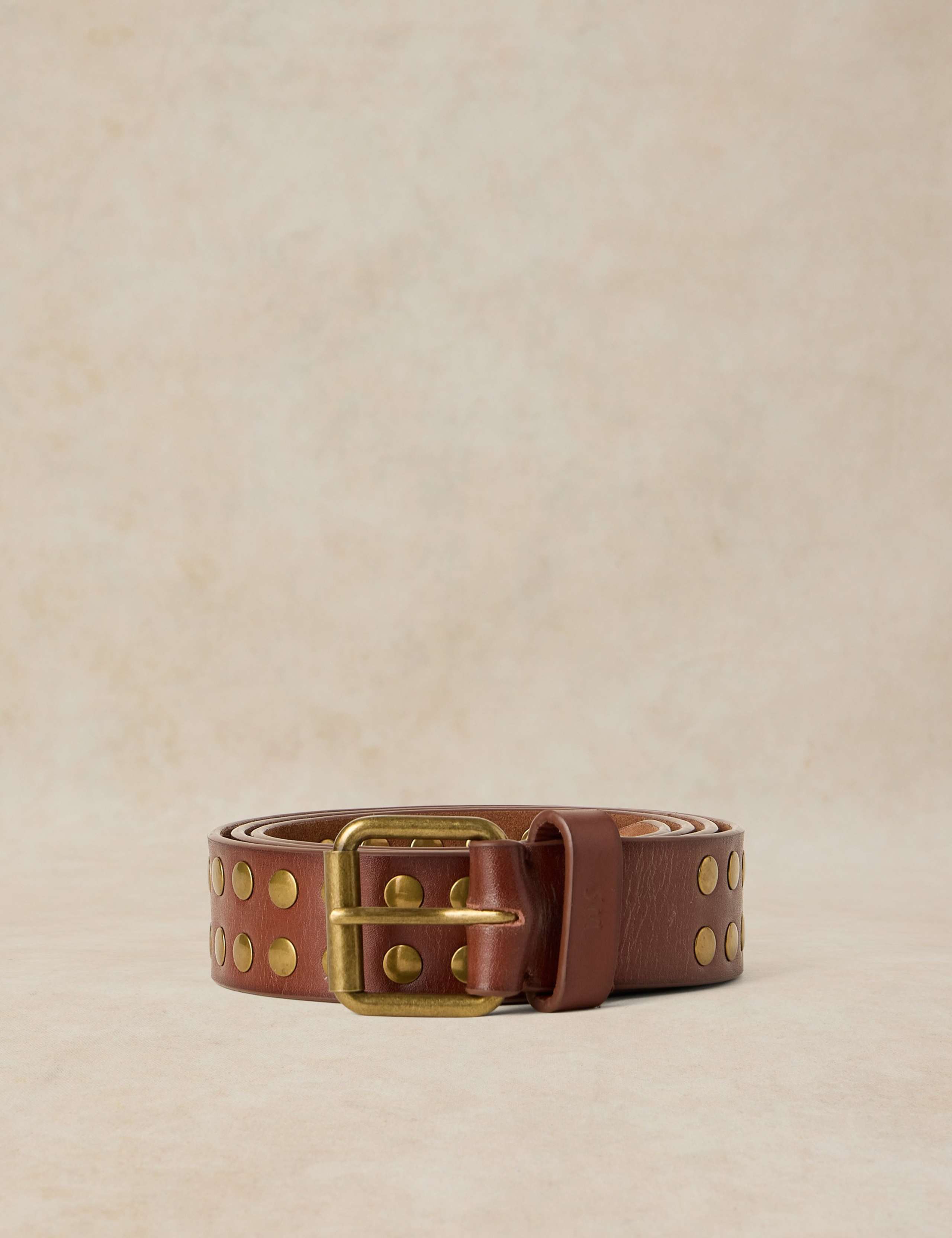 Studded Leather Belt