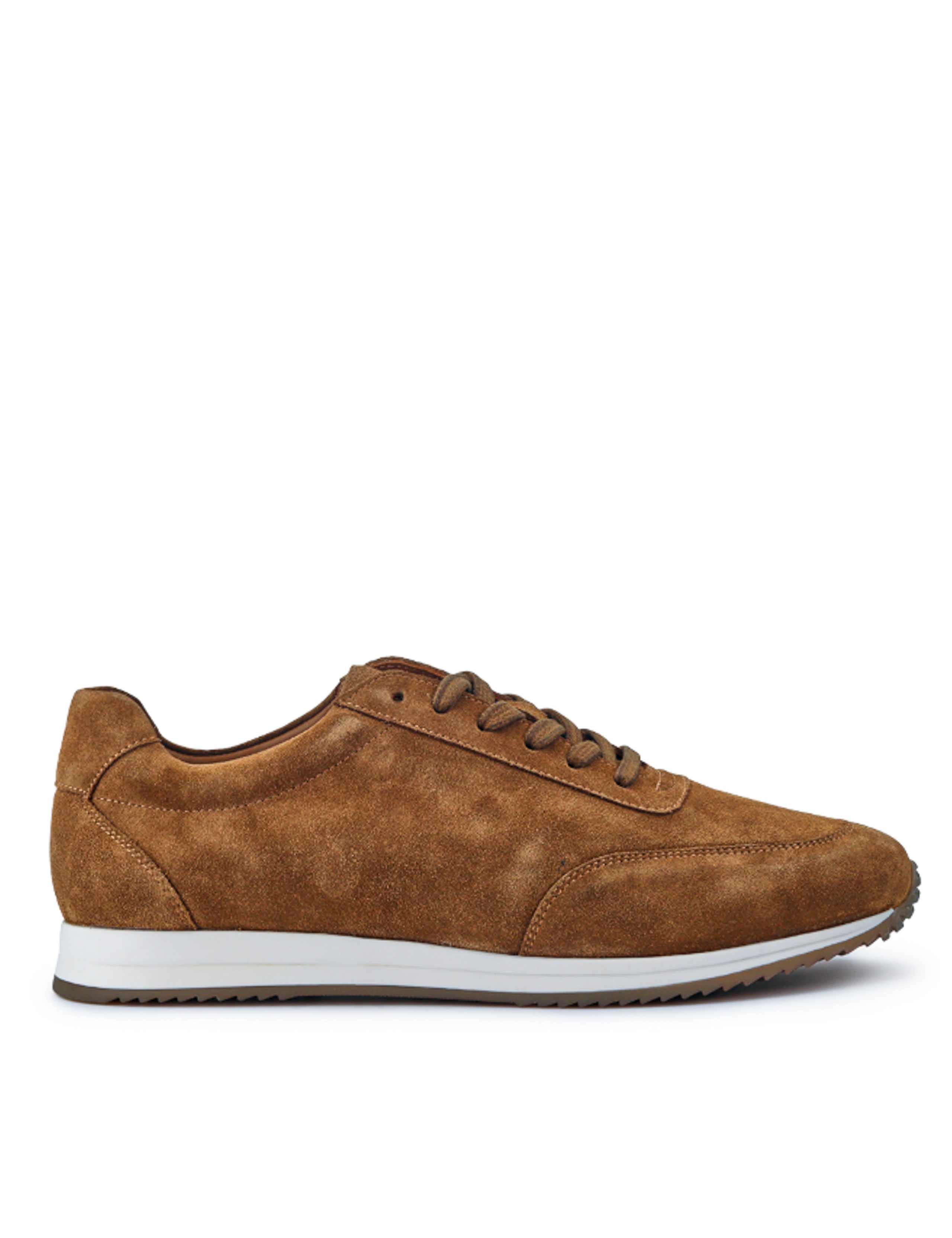 Suede Lace Up Trainers