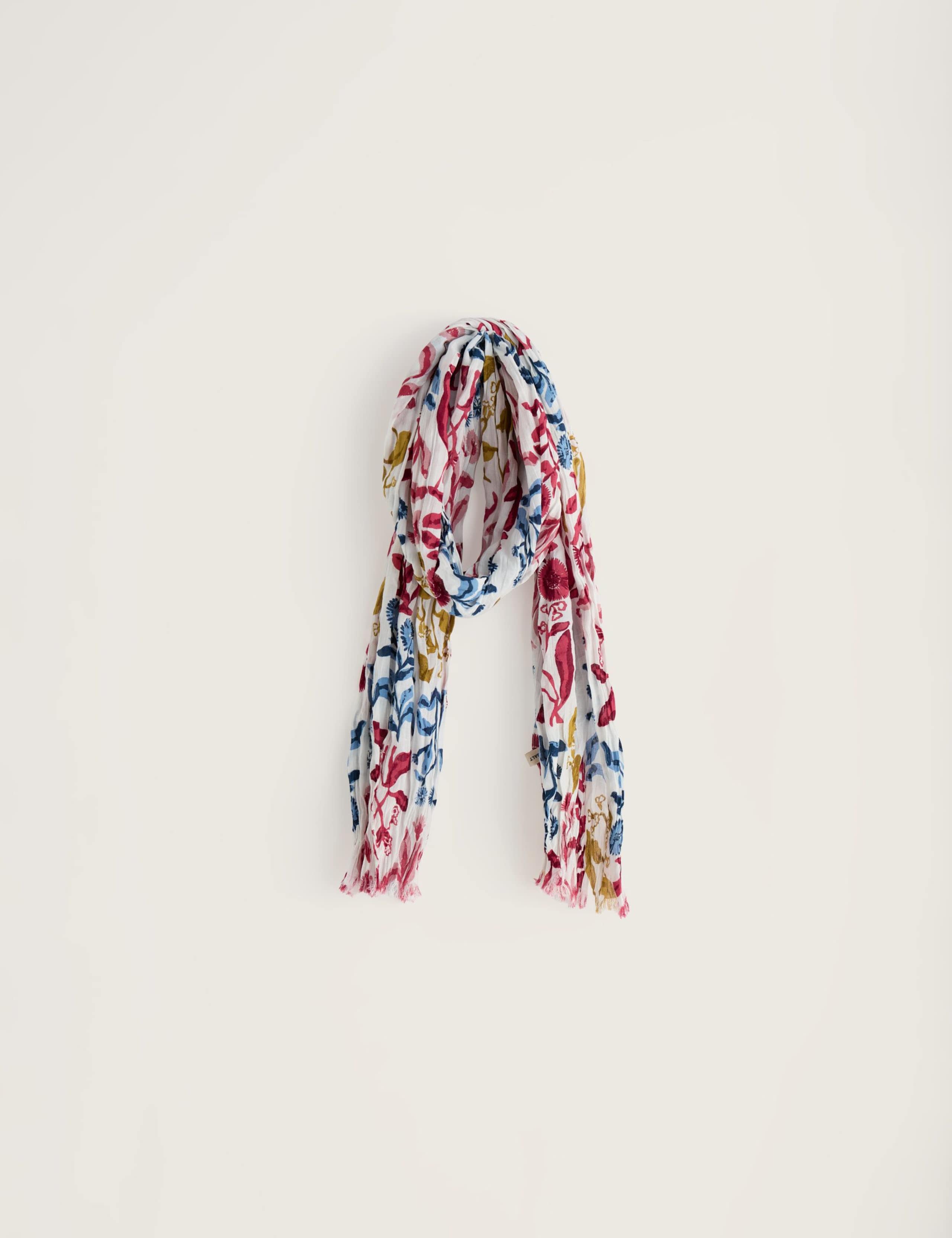Pure Cotton Floral Scarf