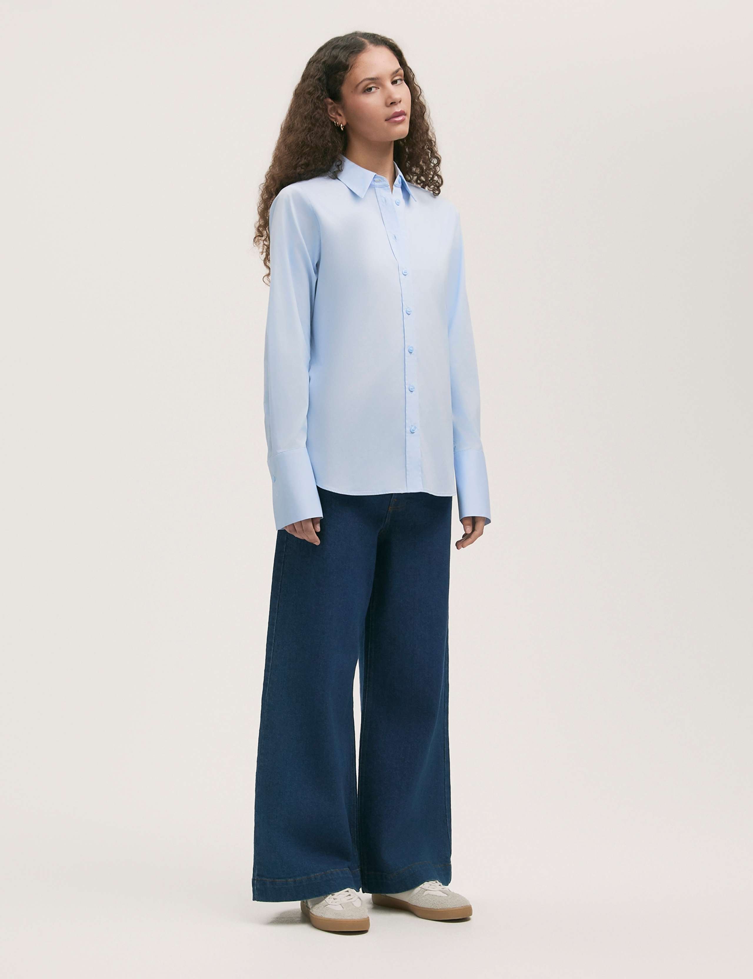 Satin Collared Shirt