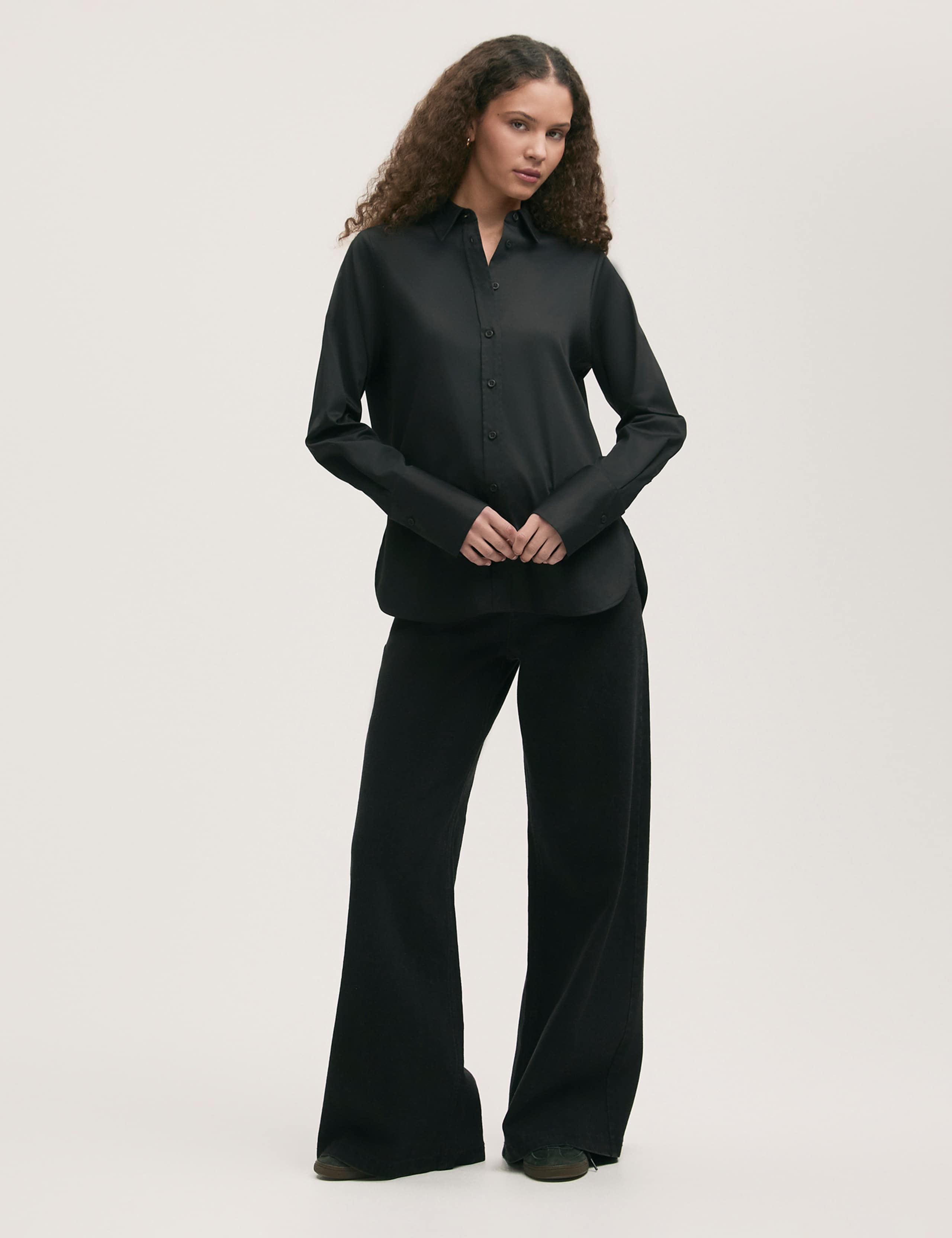 Satin Collared Shirt