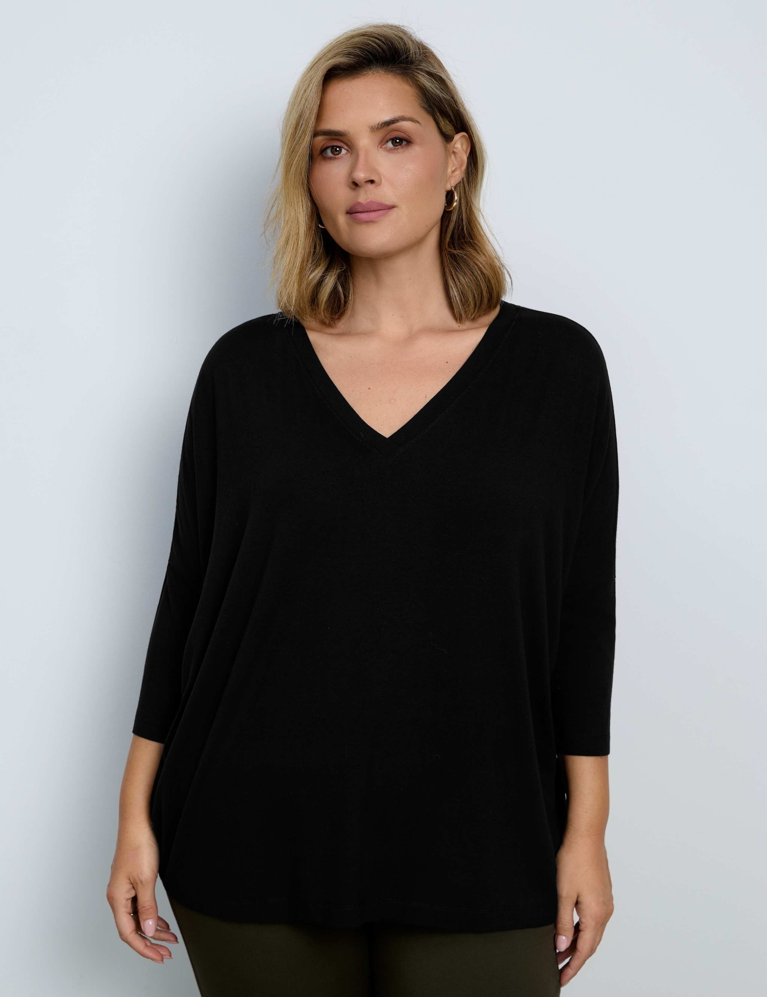 Jersey V-Neck Top