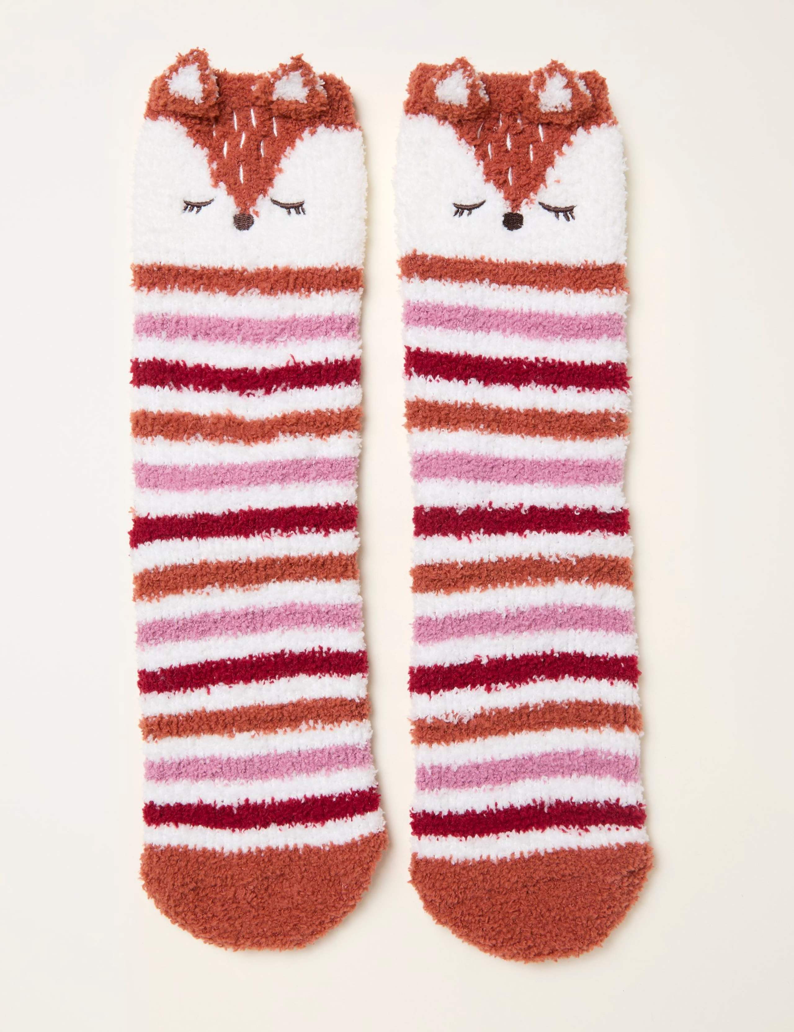 Striped Fluffy Socks