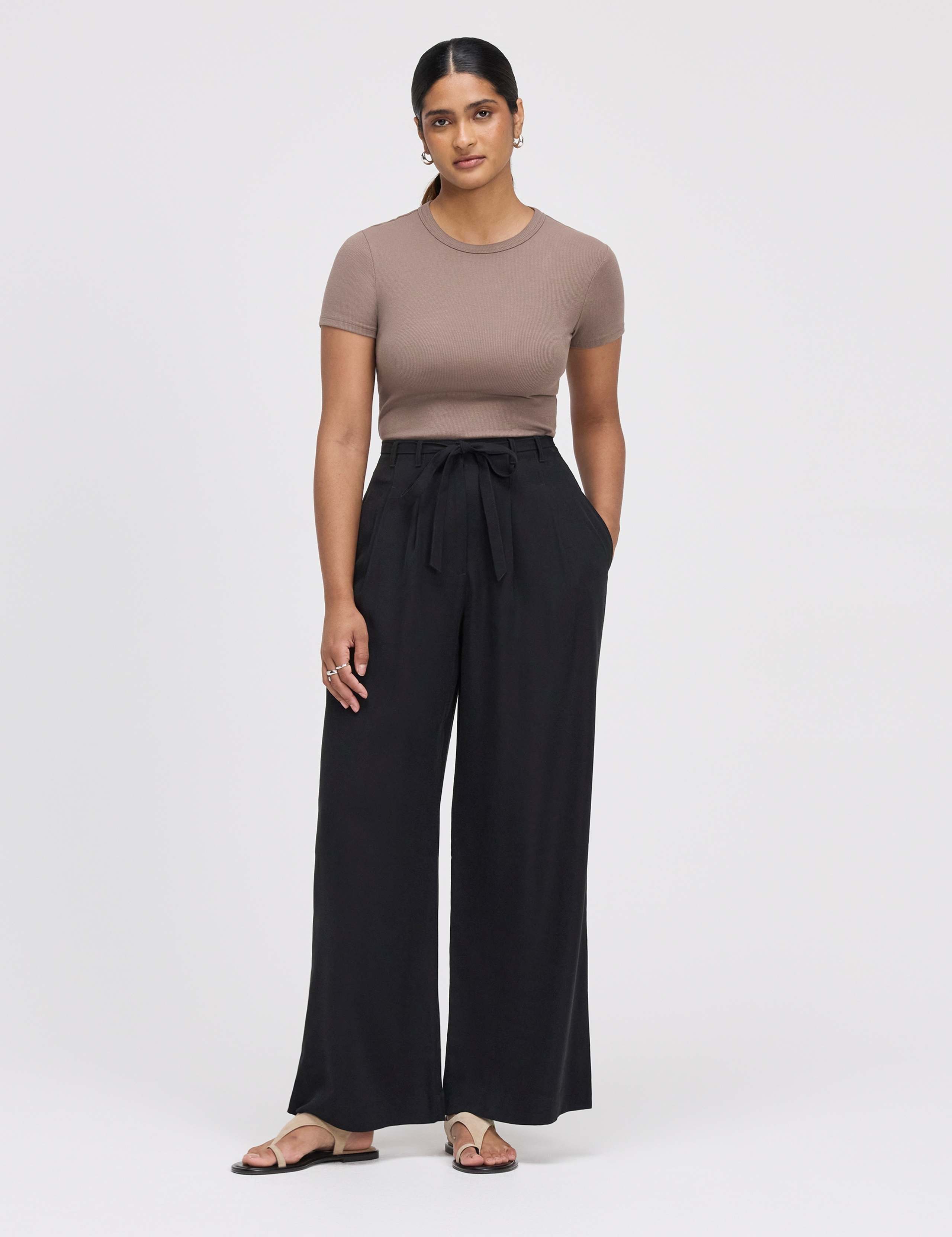 Wide Leg Trousers