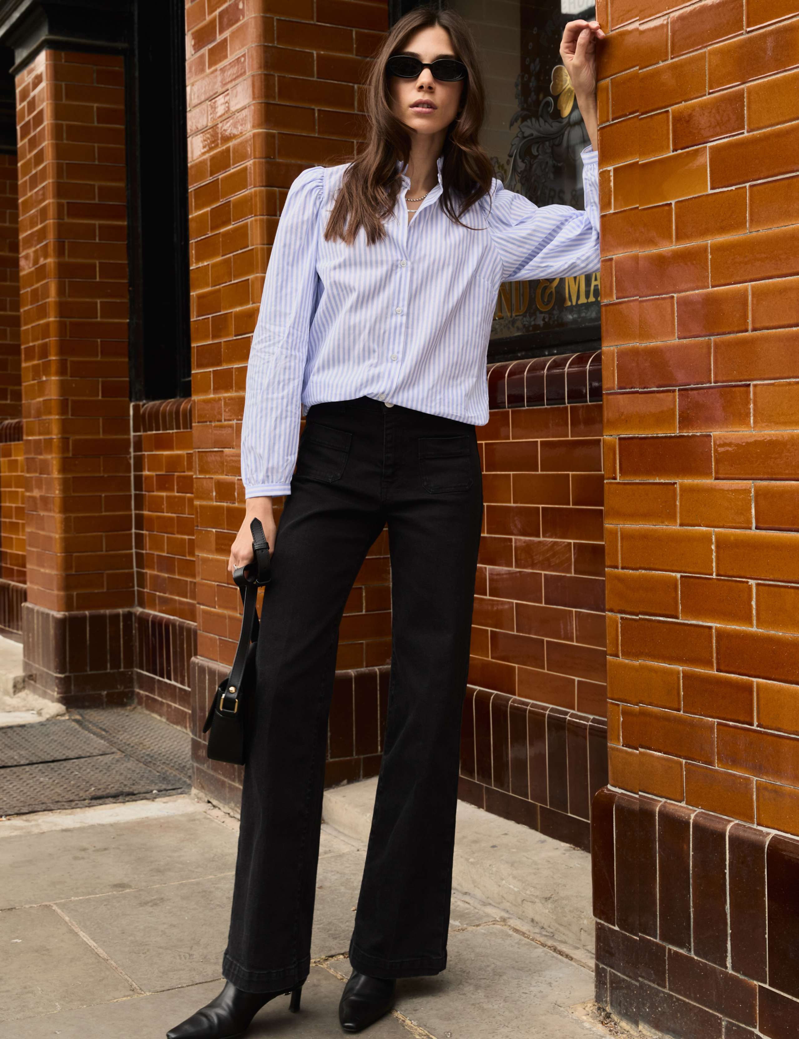 High Waisted Wide Leg Jeans