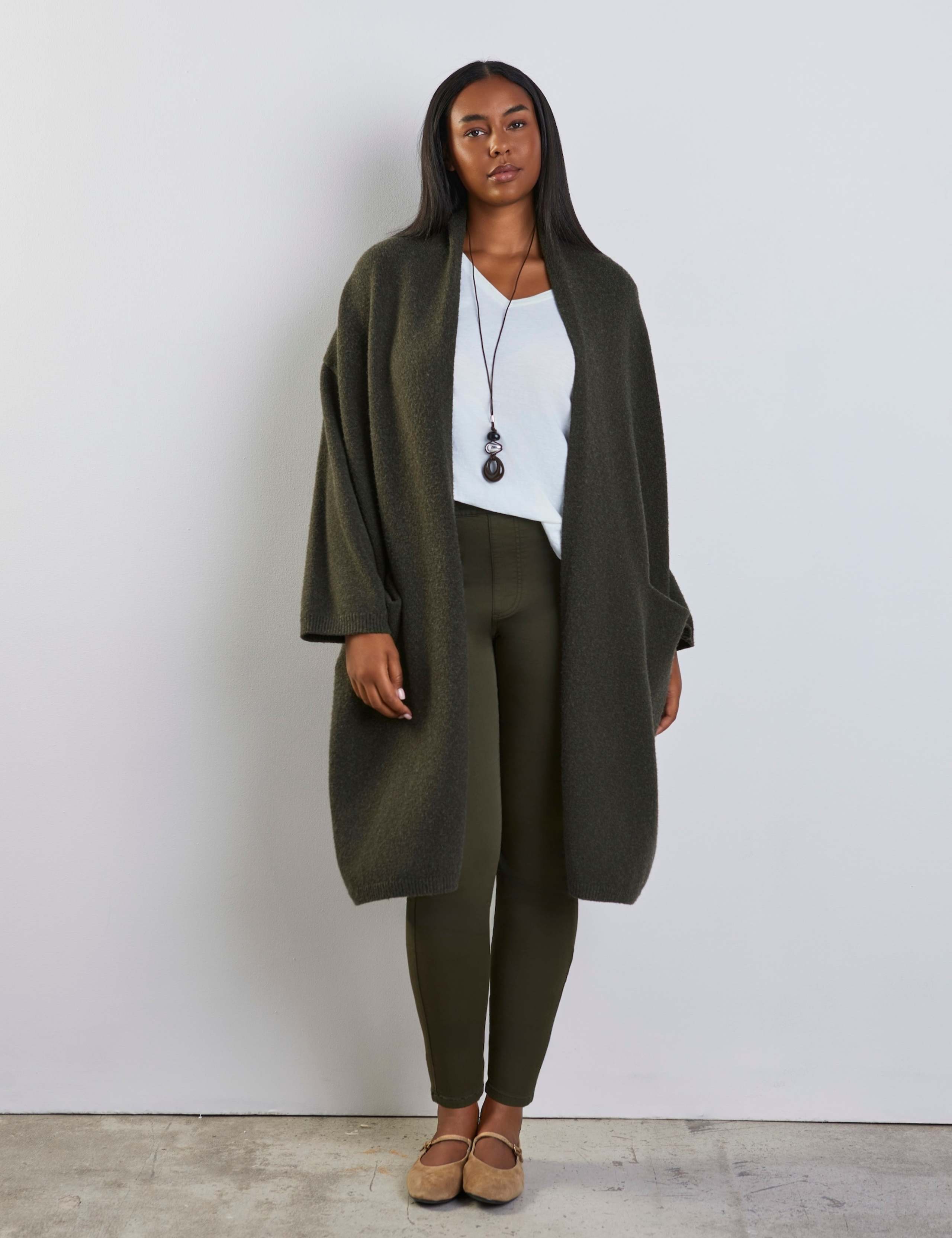 Knee Length Coatigan