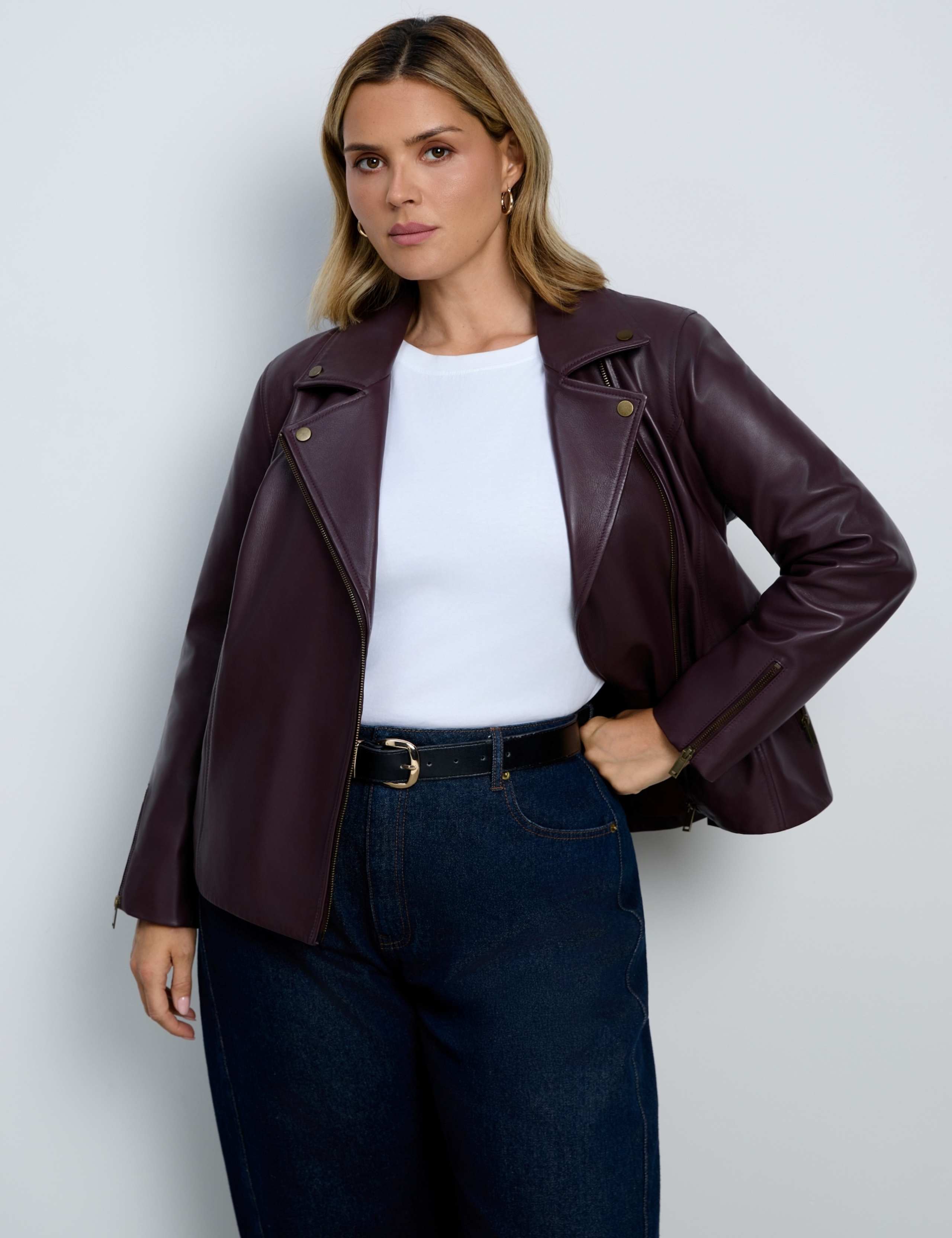 Leather Biker Jacket