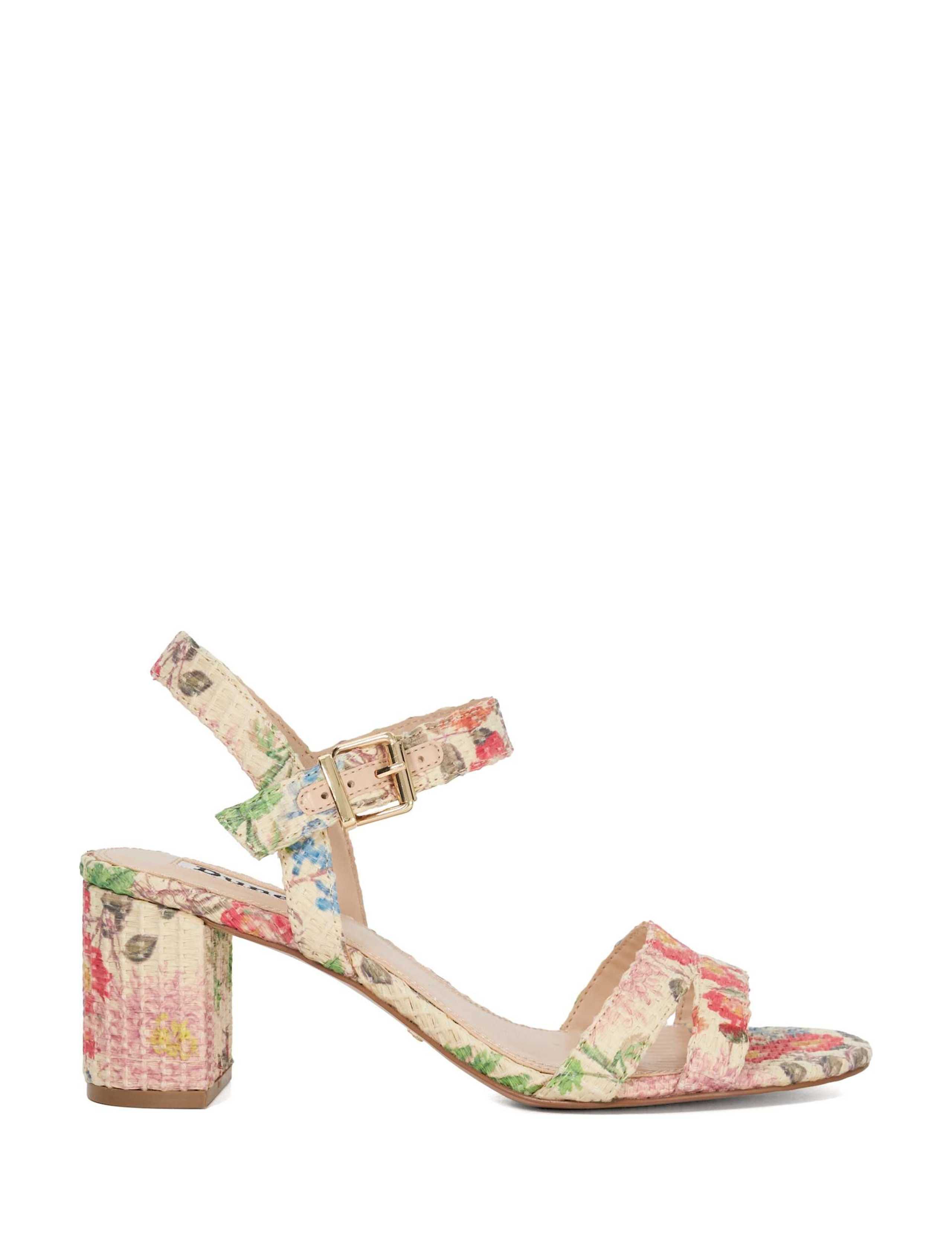Block Heel Ankle Strap Sandals
